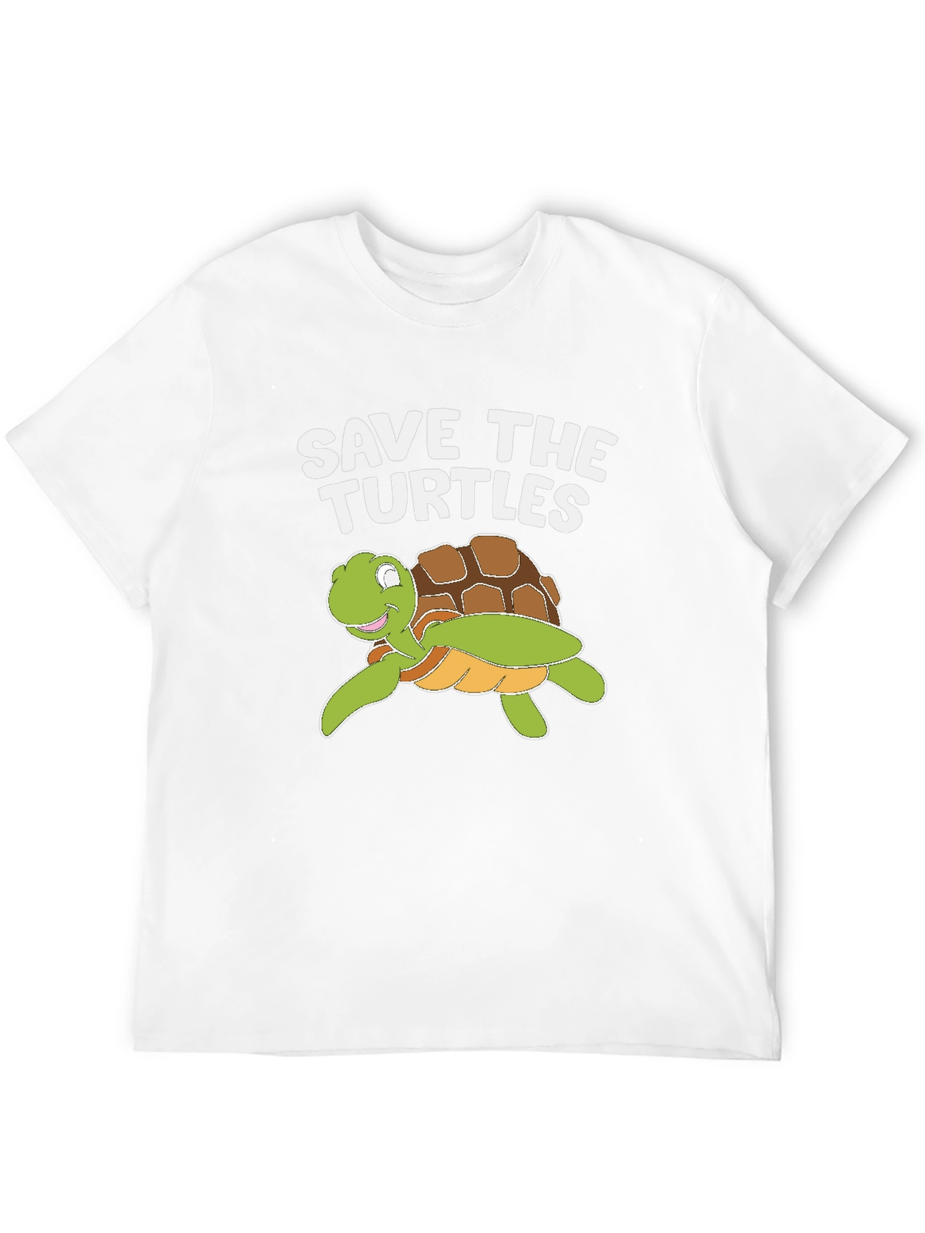 Save The Turtles T-Shirt - Turtle Cartoon
