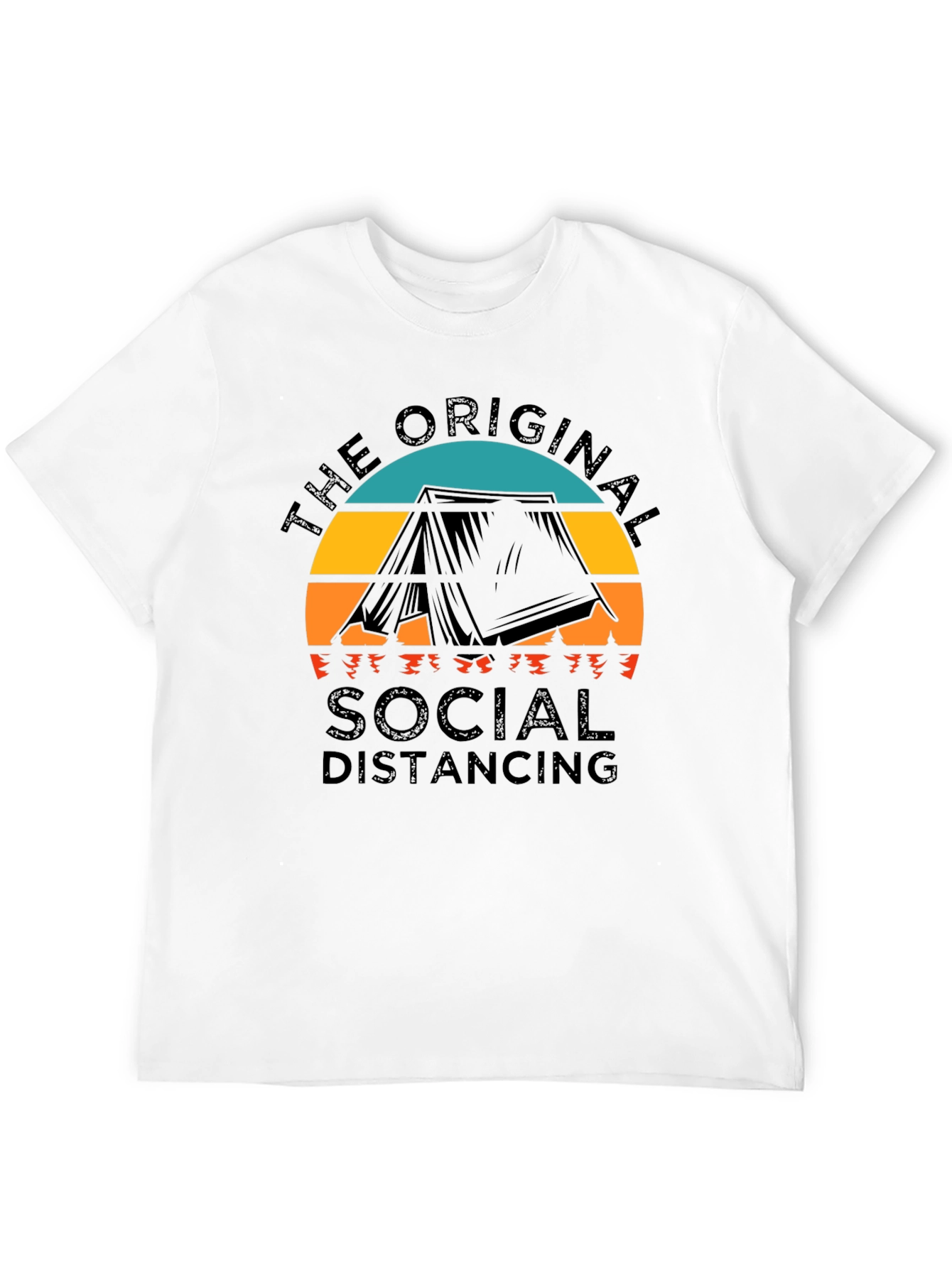 Original Social Distancing Camping T-Shirt