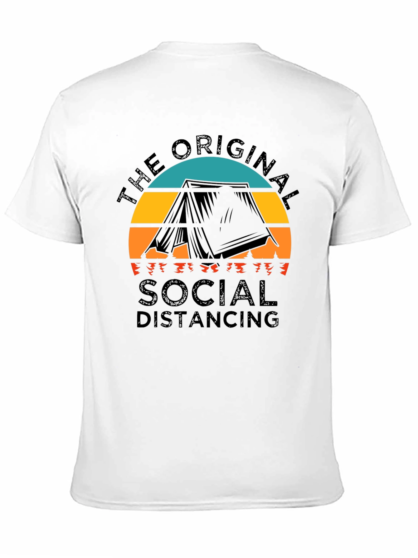 Original Social Distancing Camping T-Shirt