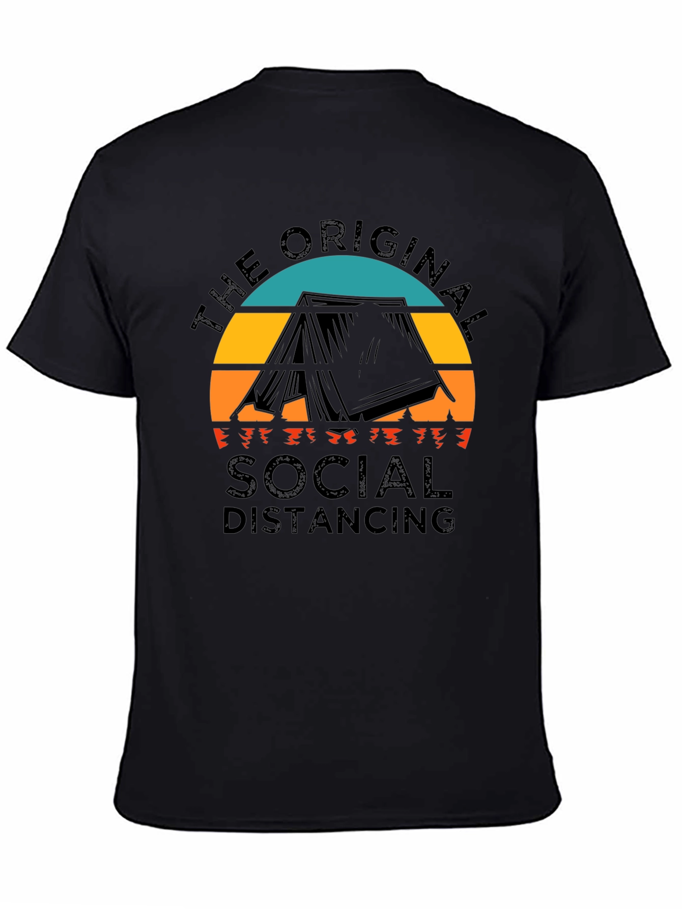 Original Social Distancing Camping T-Shirt