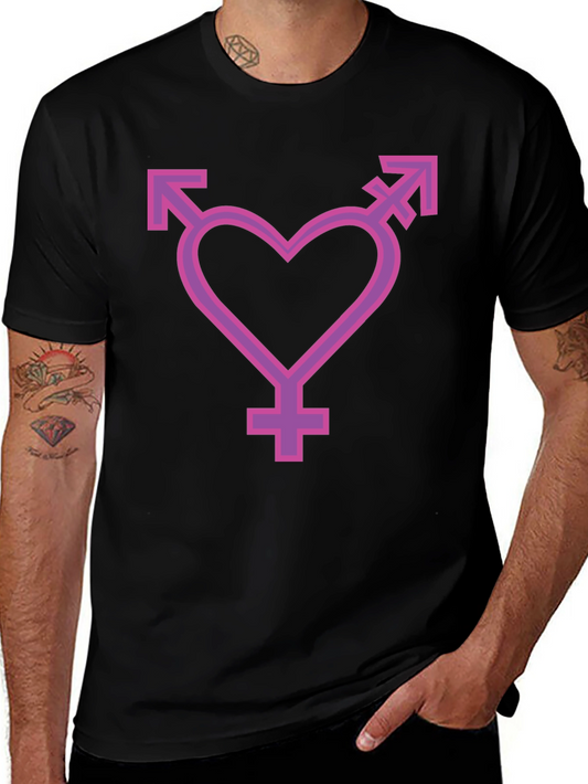 Transgender Pride Heart T-Shirt - Unisex