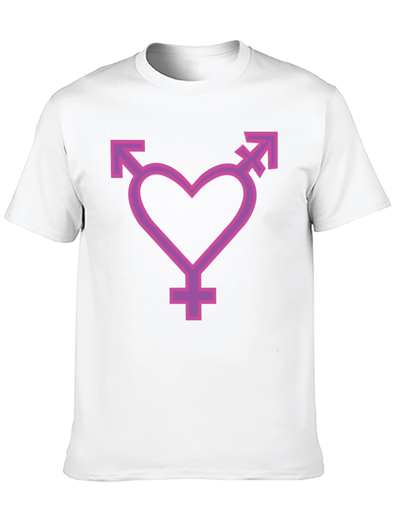Transgender Pride Heart T-Shirt - Unisex