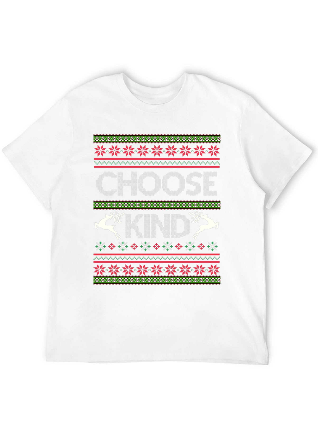 Choose Kind Ugly Christmas Sweater T-Shirt
