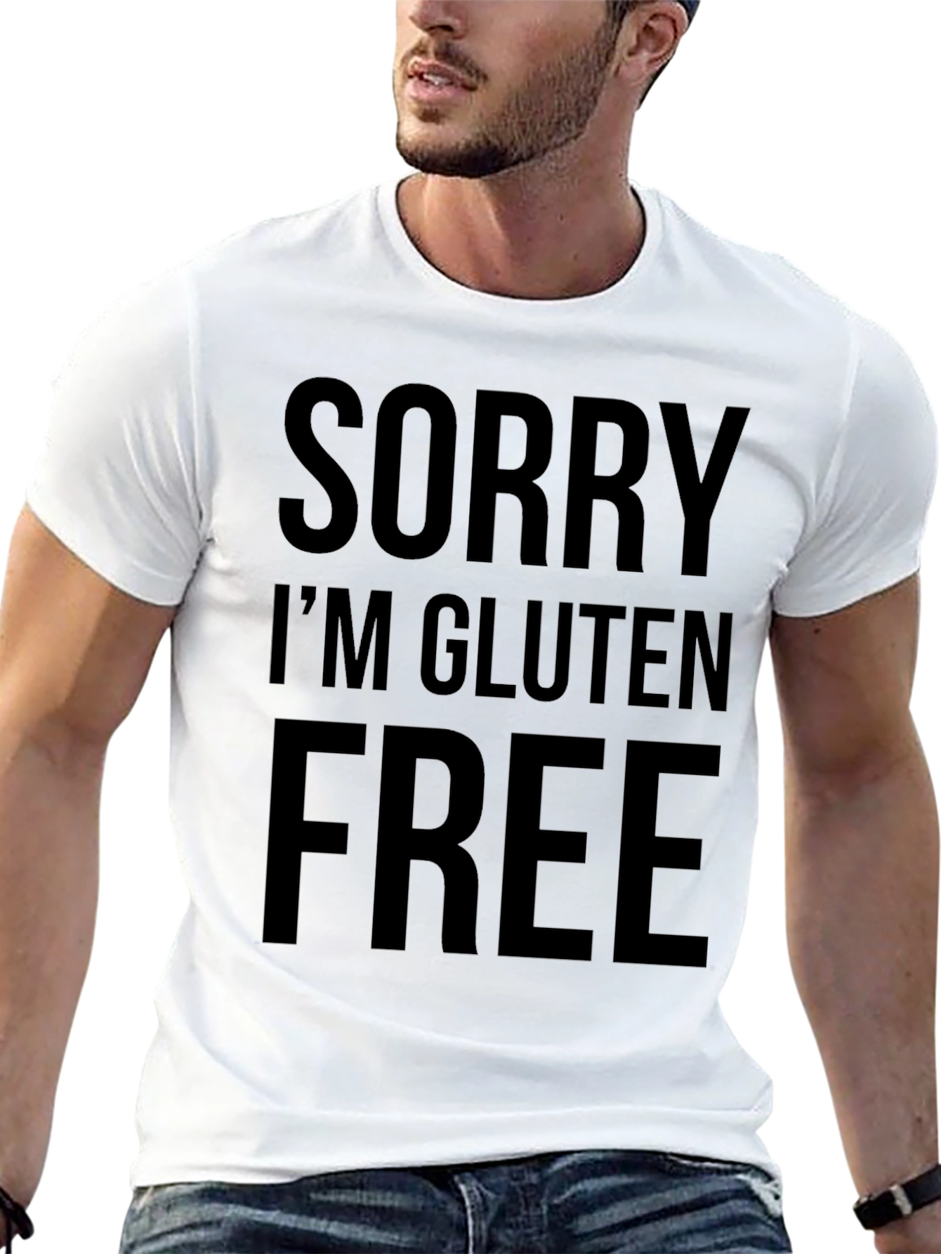 Sorry Im Gluten Free Black T-Shirt