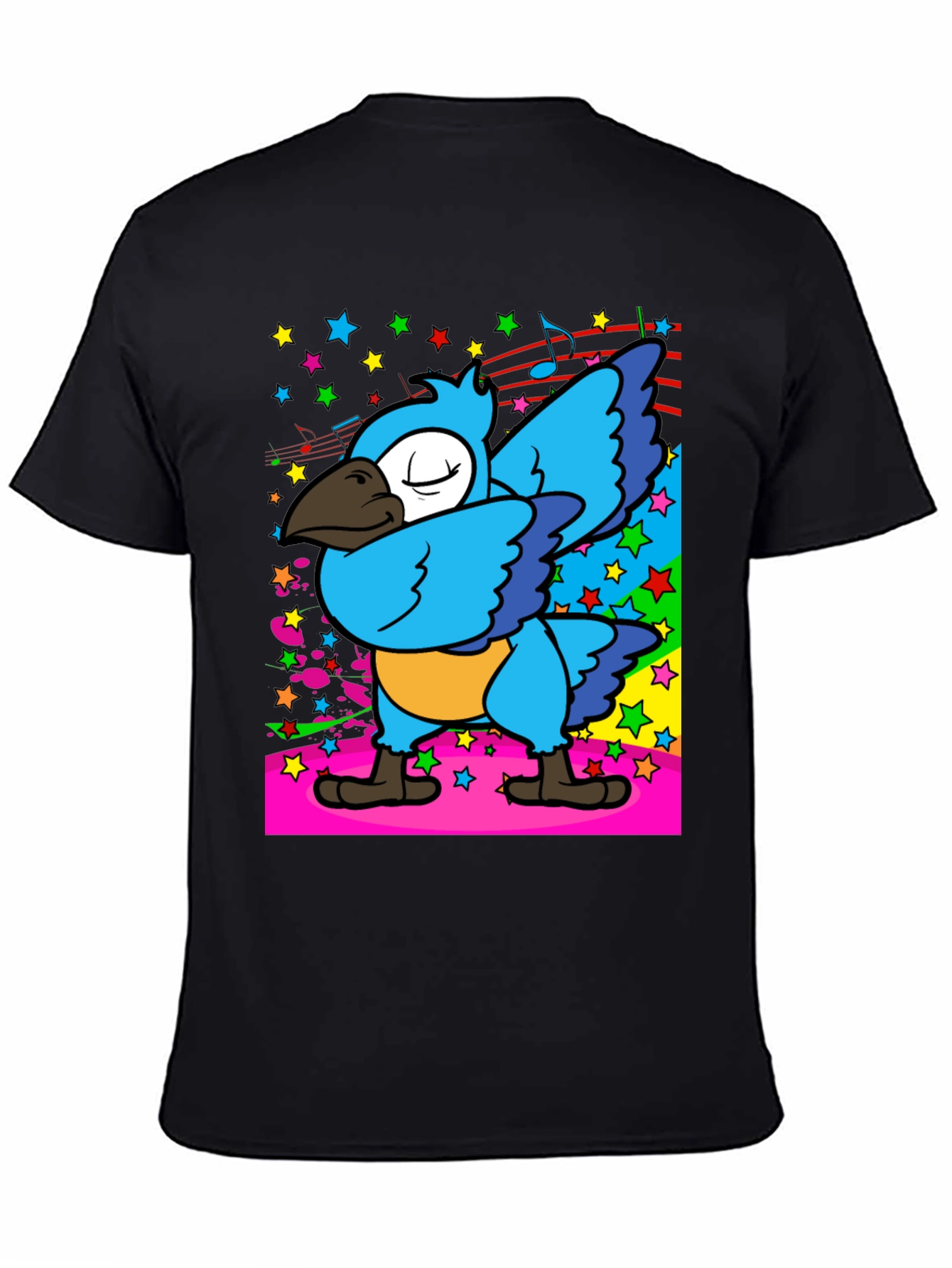 Dabbing Parrot Mens T-Shirt