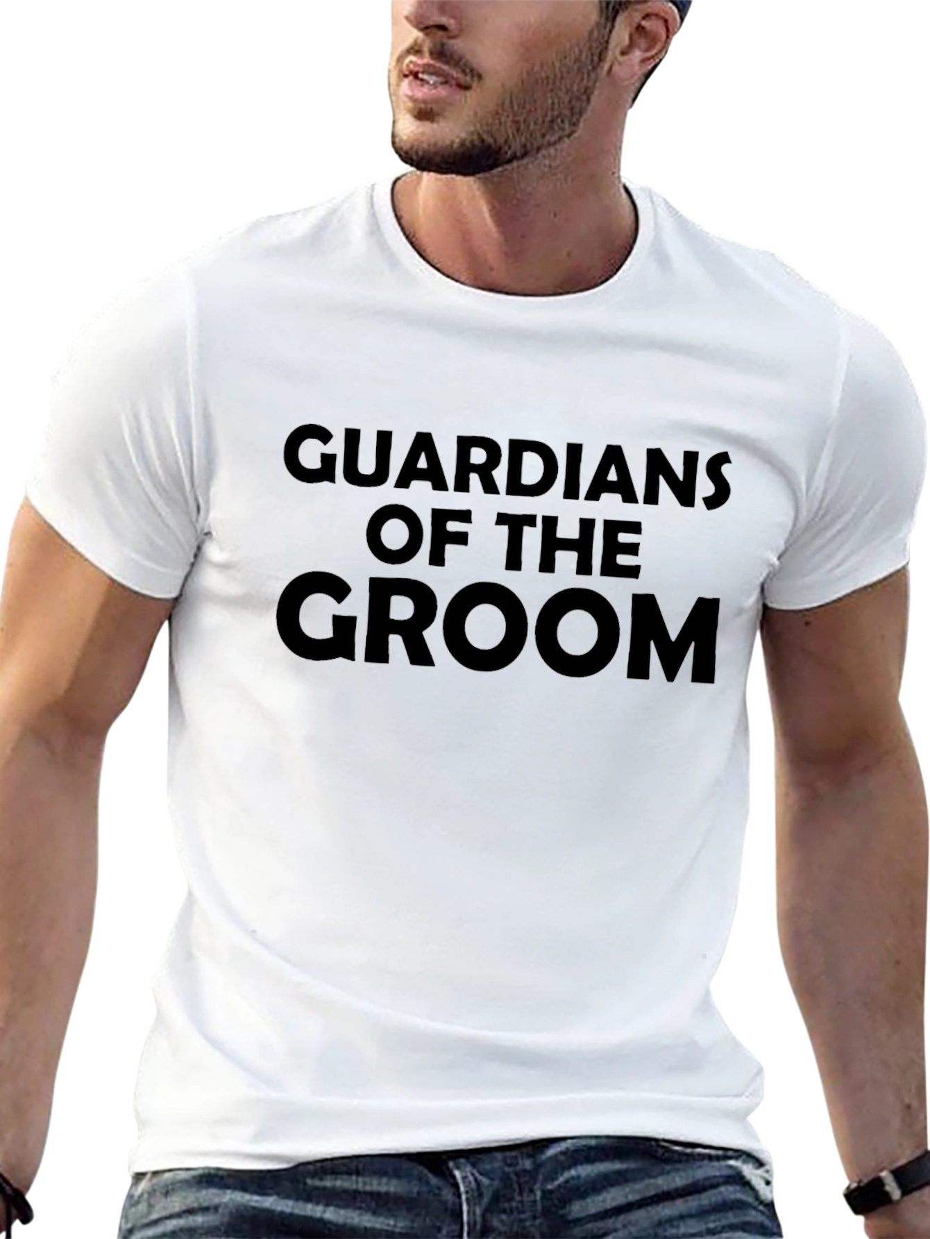 Guardians of the Groom Black T-Shirt