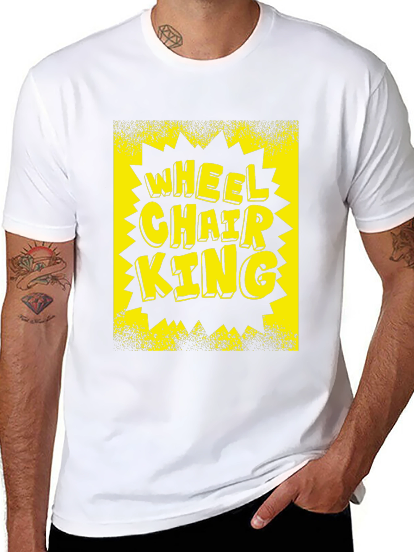 Wheelchair King Graphic T-Shirt