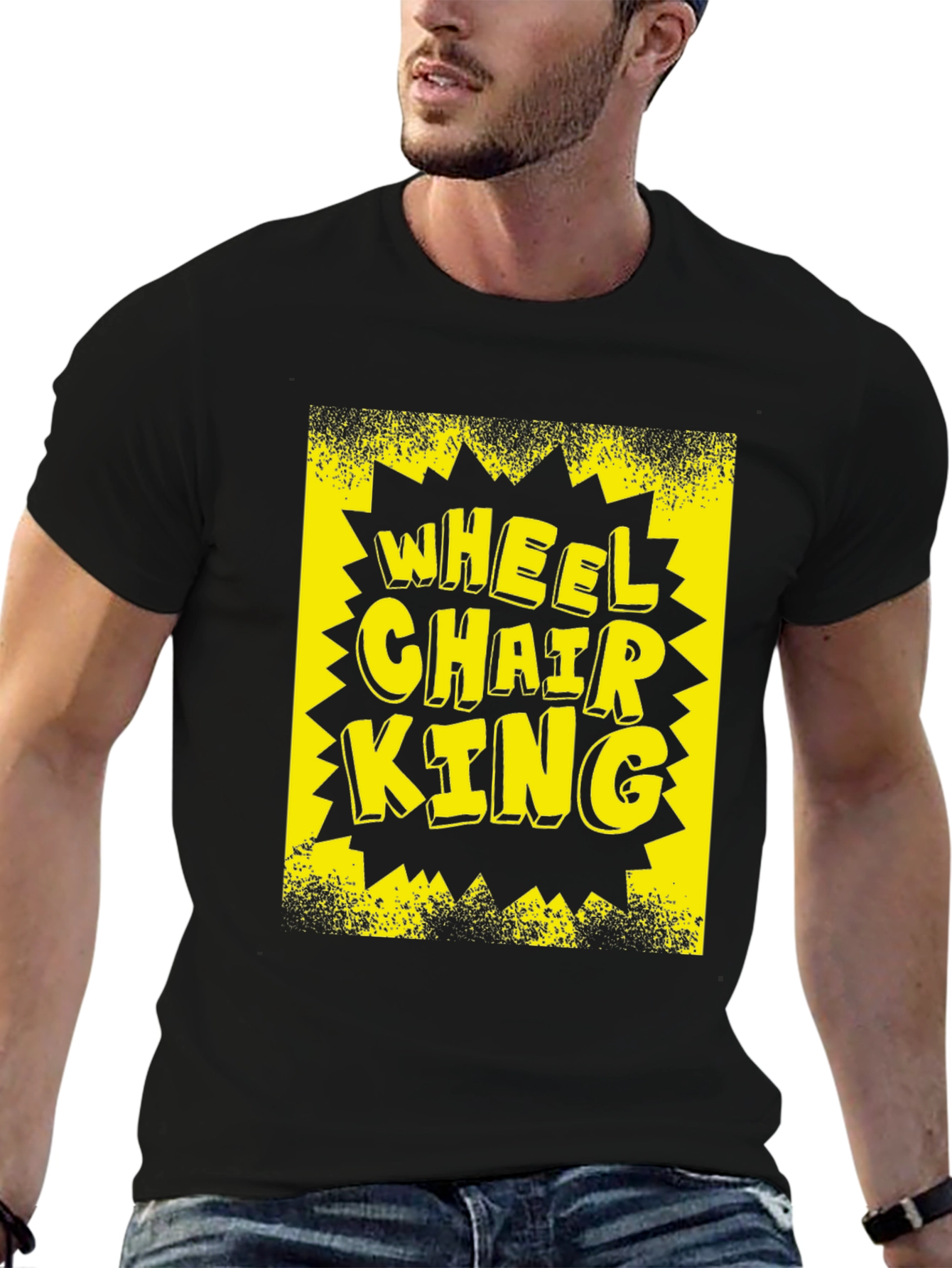 Wheelchair King Graphic T-Shirt