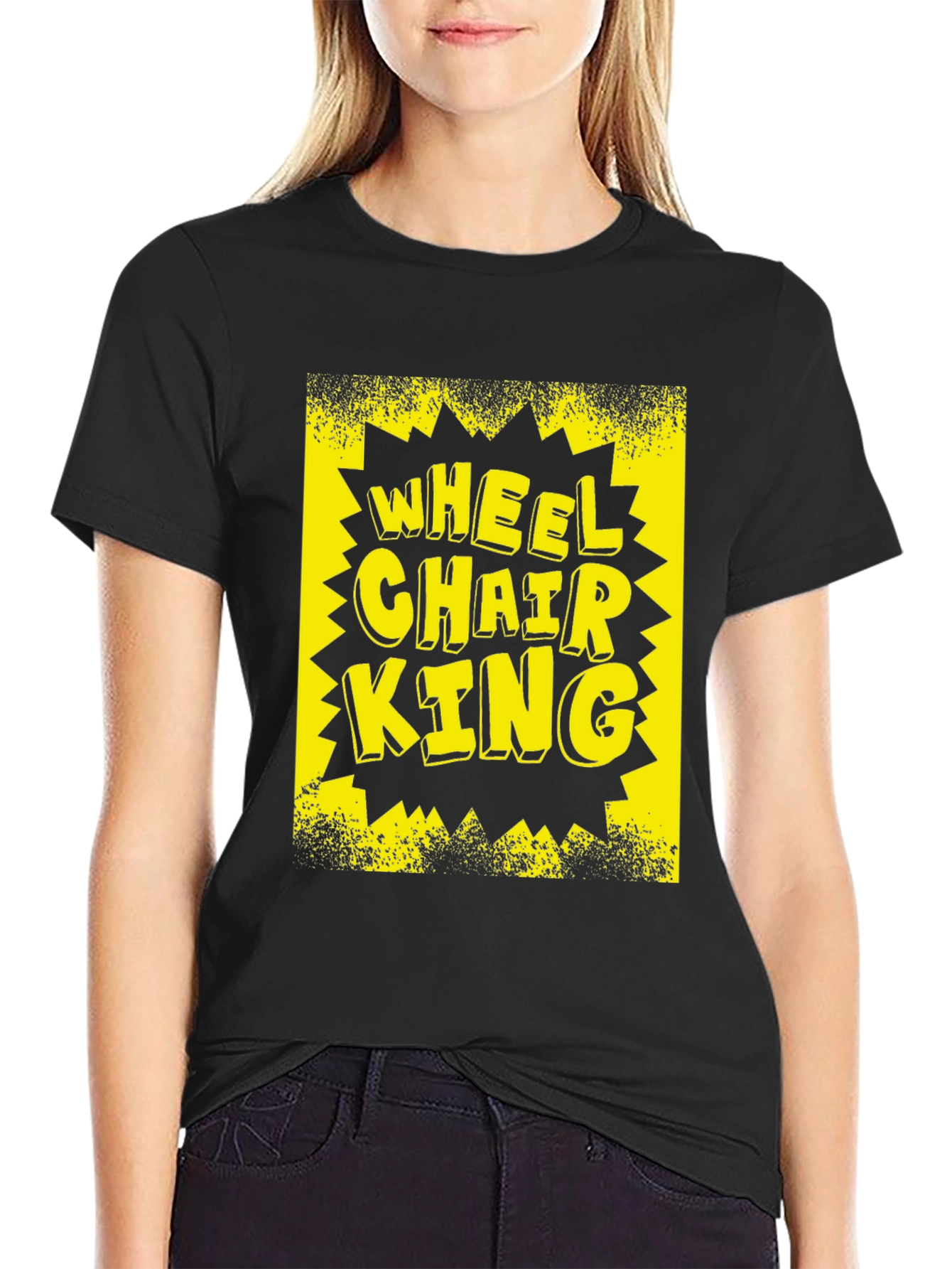 Wheelchair King Graphic T-Shirt