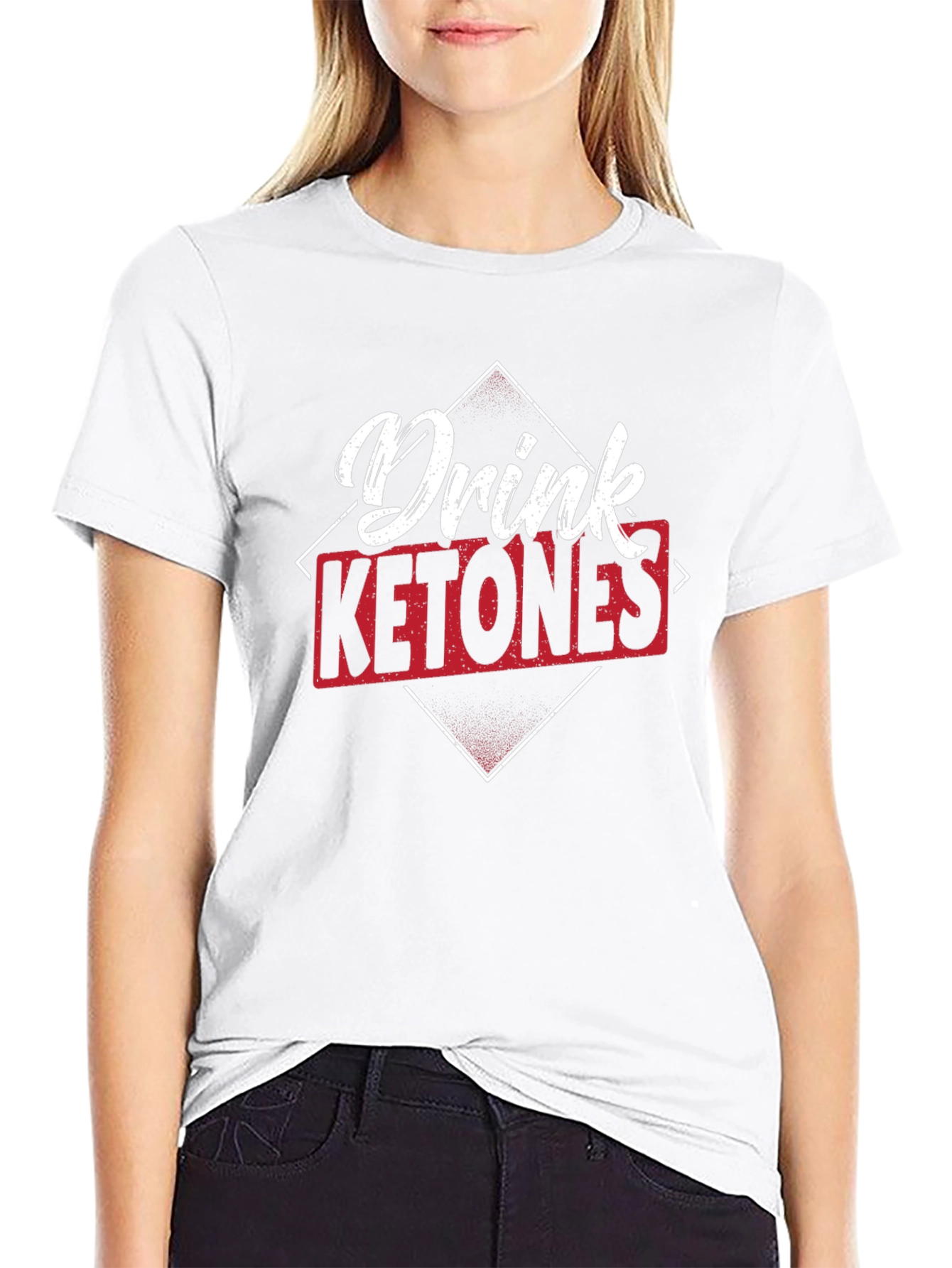 Drink Ketones Black Graphic T-Shirt