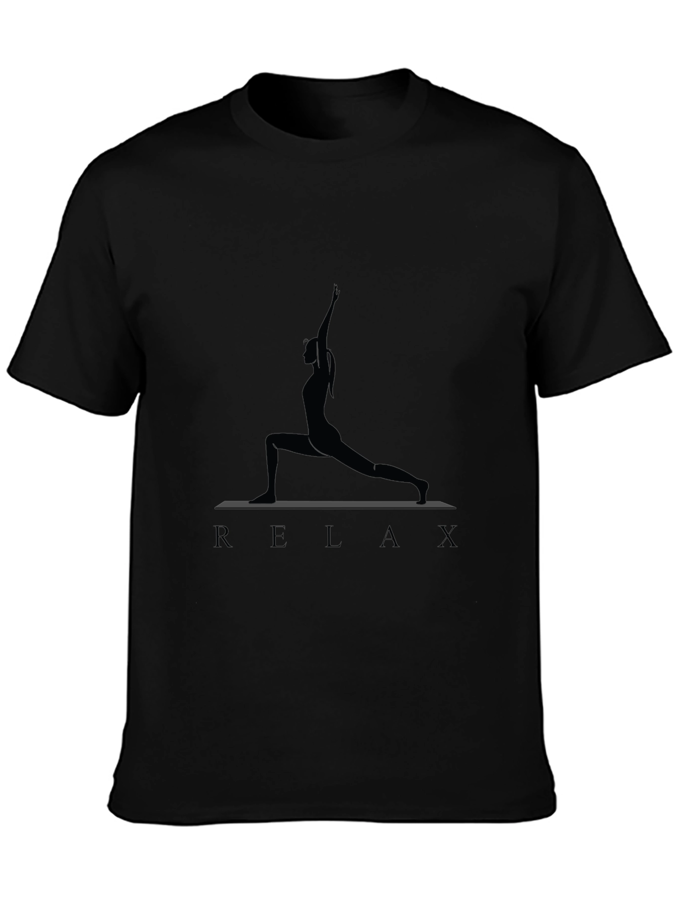 Relax Yoga Pose Graphic Tee - Casual Comfort