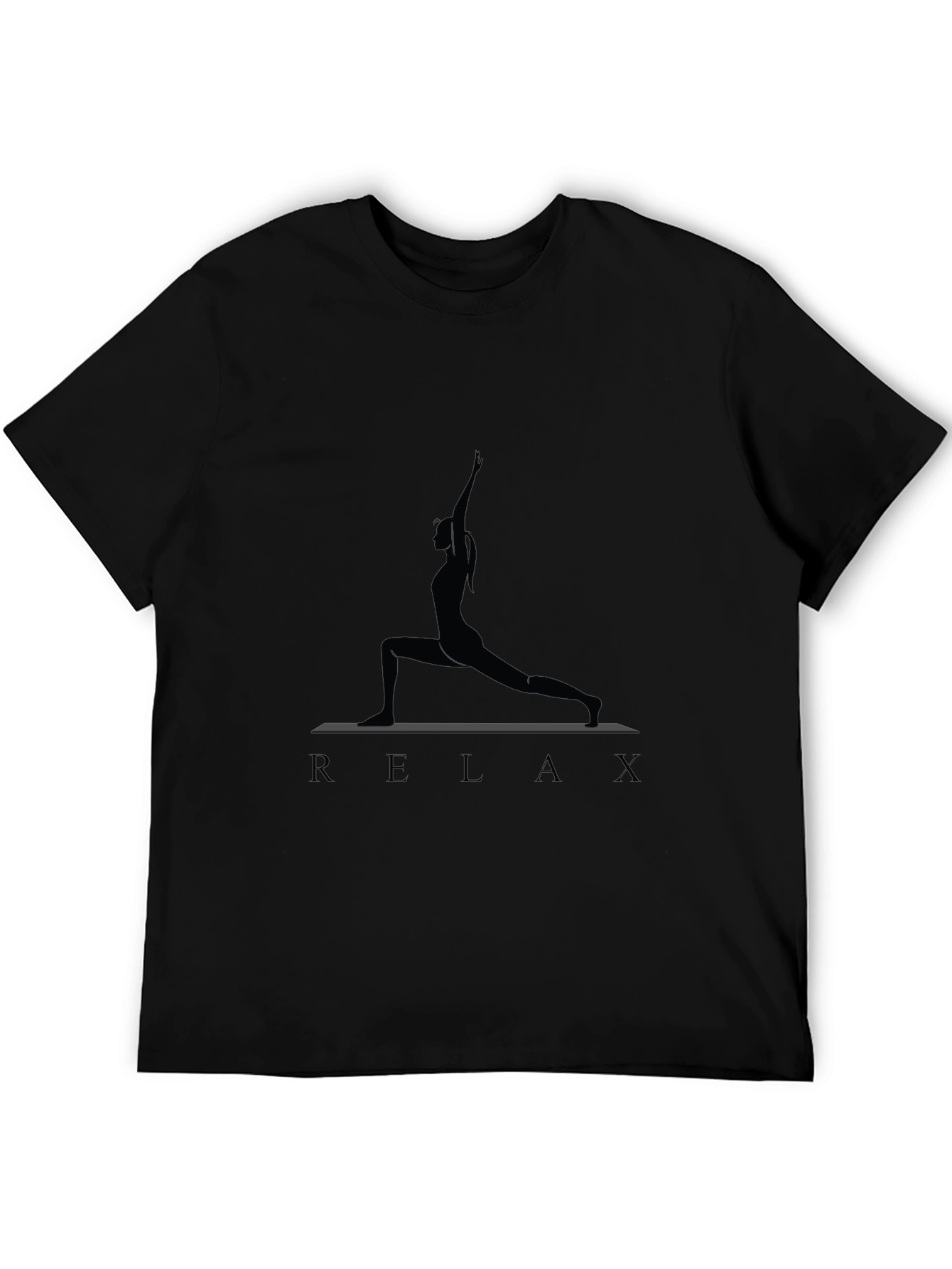 Relax Yoga Pose Graphic Tee - Casual Comfort