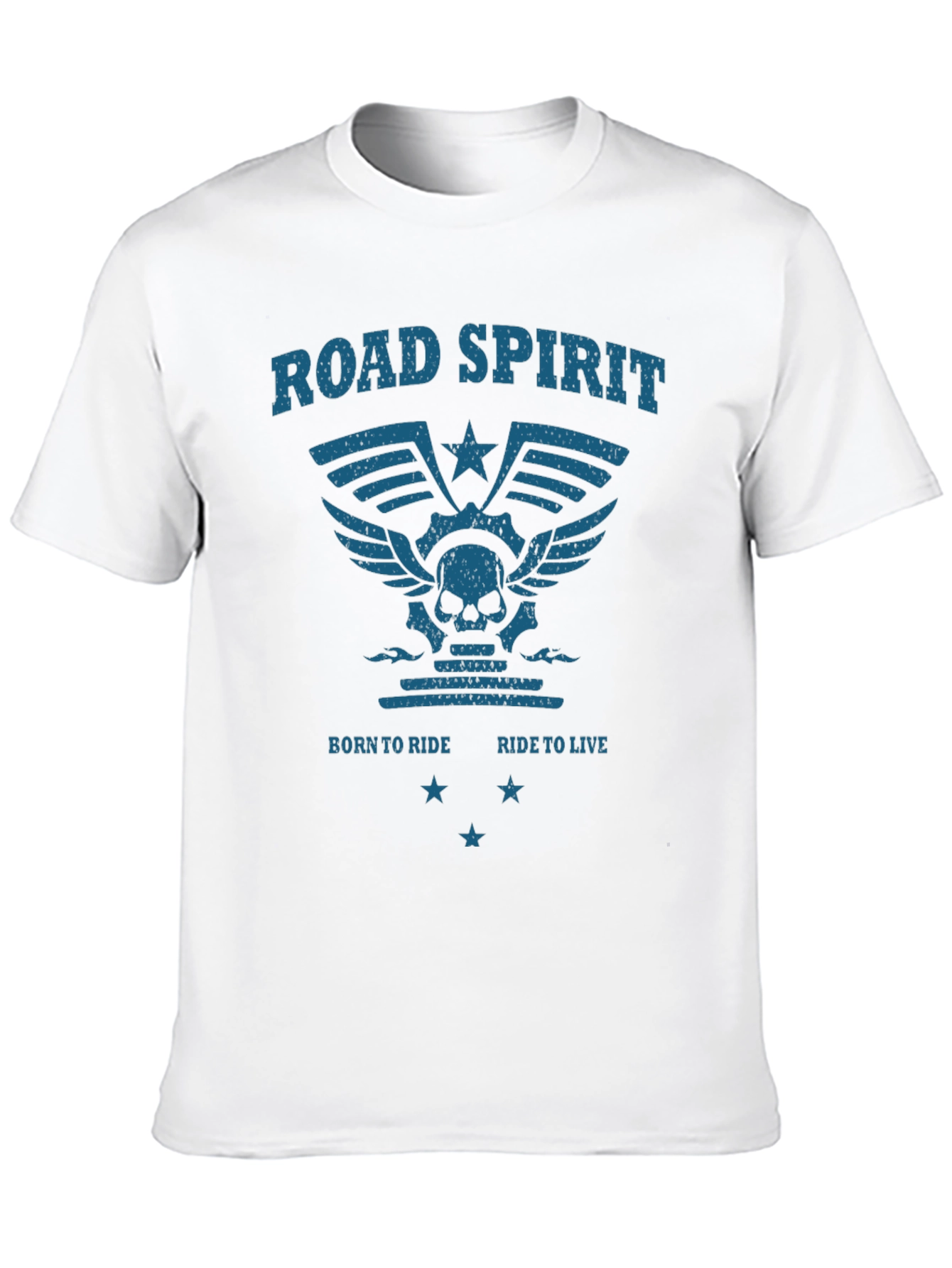 Road Spirit Graphic T-Shirt - Born to Ride