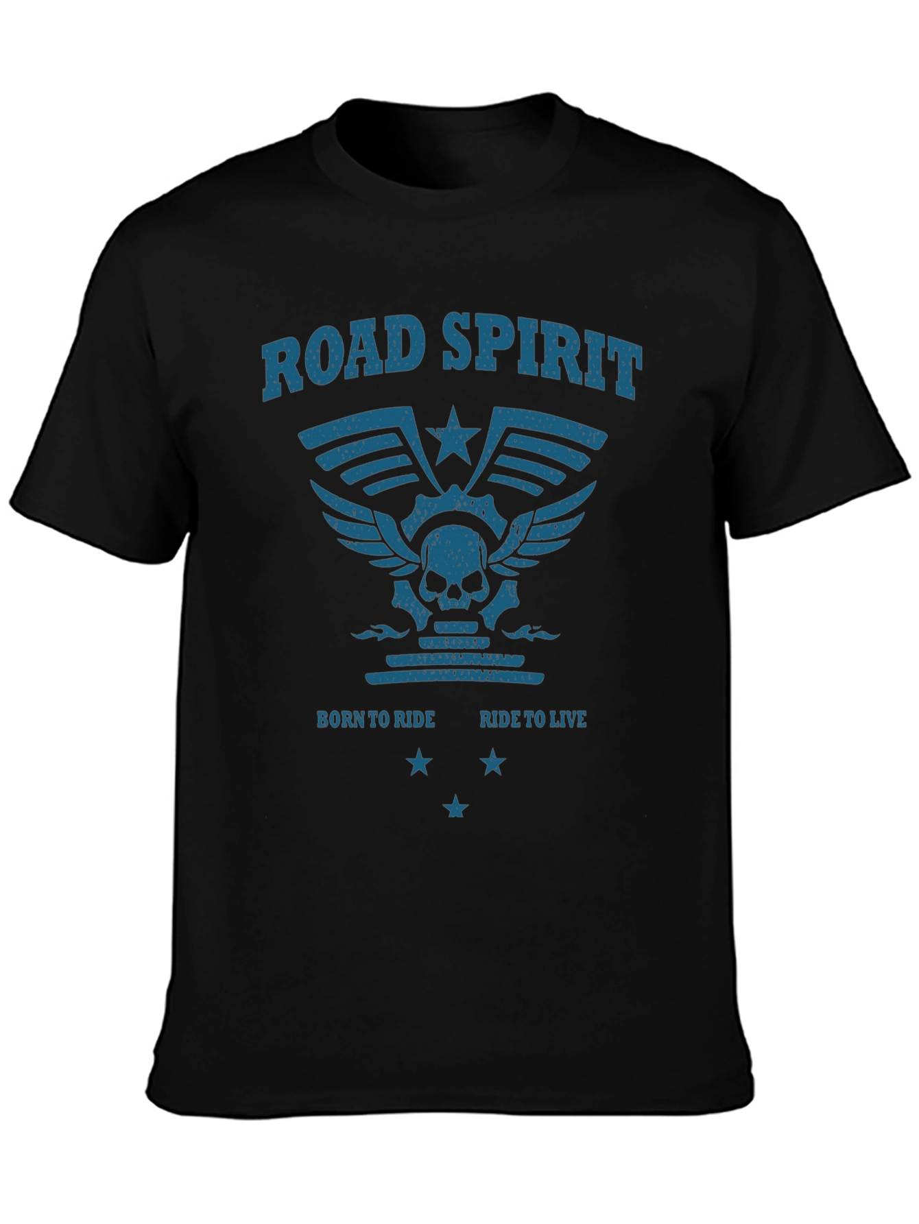 Road Spirit Graphic T-Shirt - Born to Ride