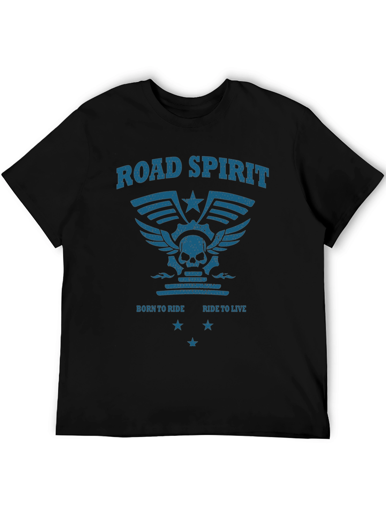 Road Spirit Graphic T-Shirt - Born to Ride