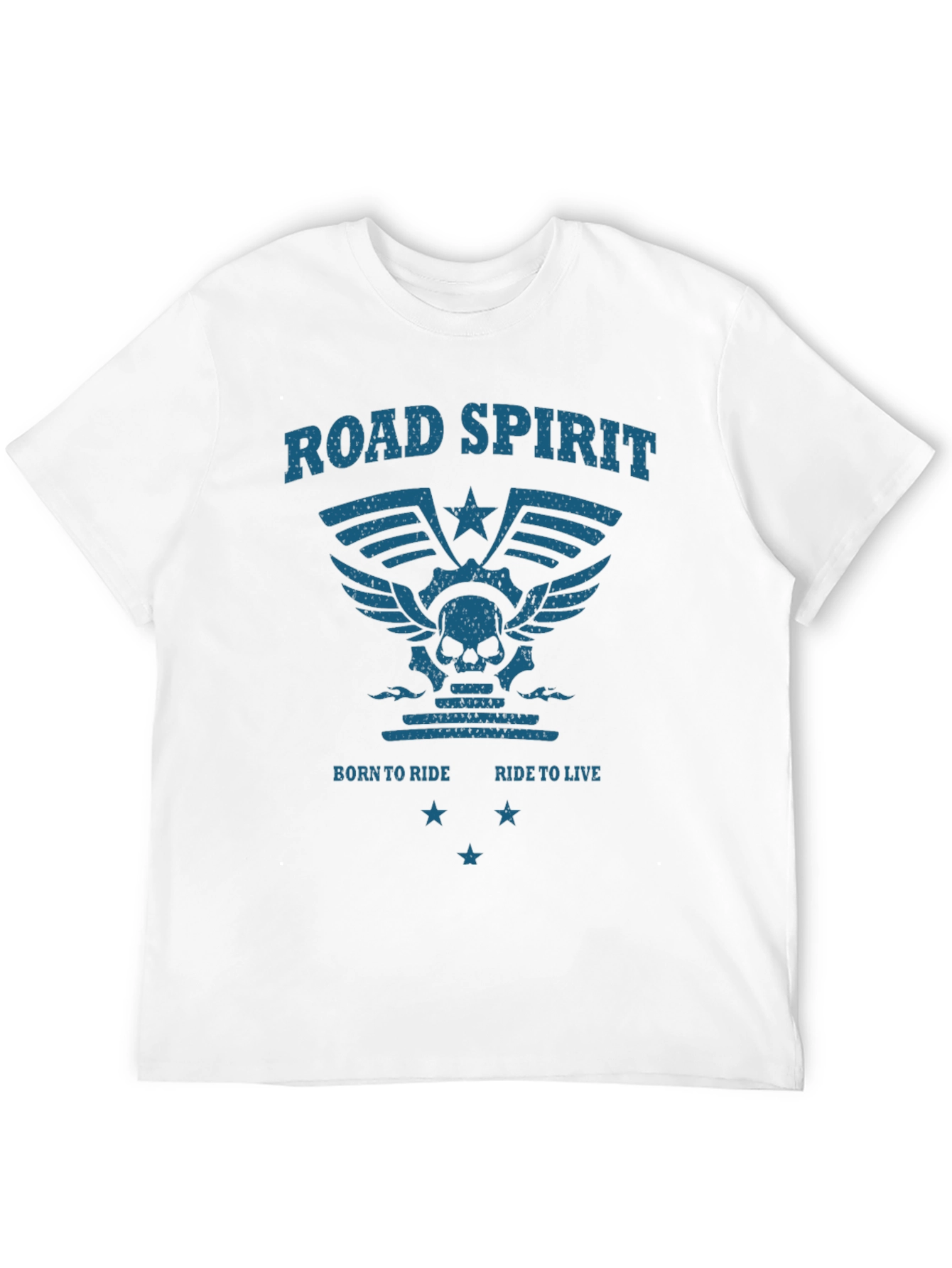 Road Spirit Graphic T-Shirt - Born to Ride