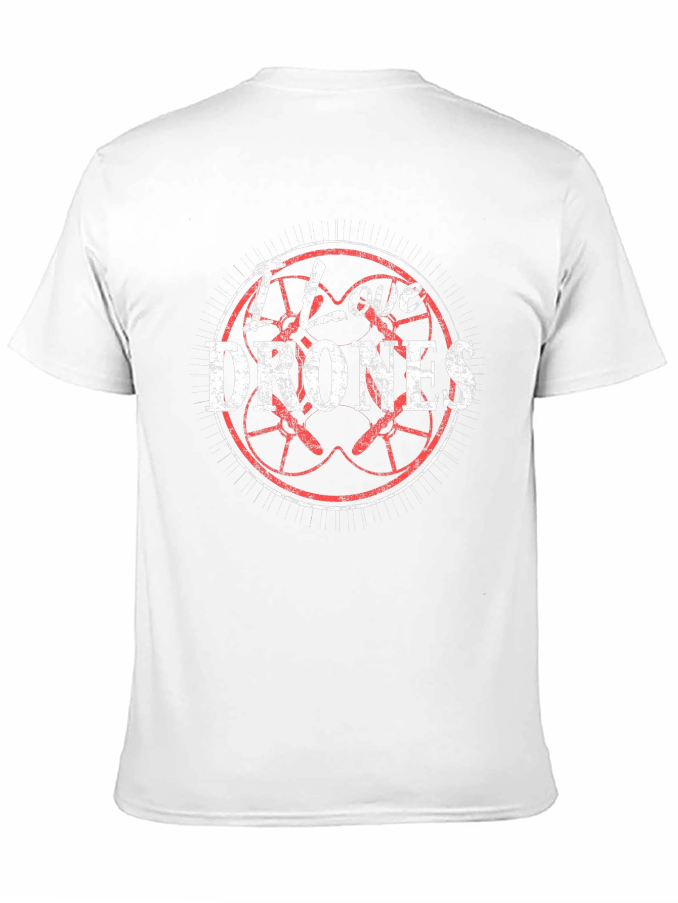 I Love Drones T-Shirt - Stylish Black Tee