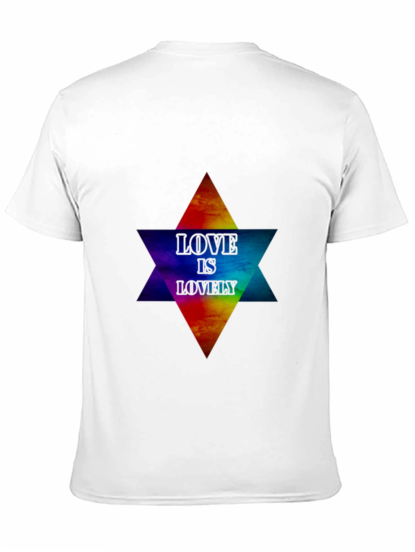 Love Is Lovely Graphic T-Shirt - Pride Star Design