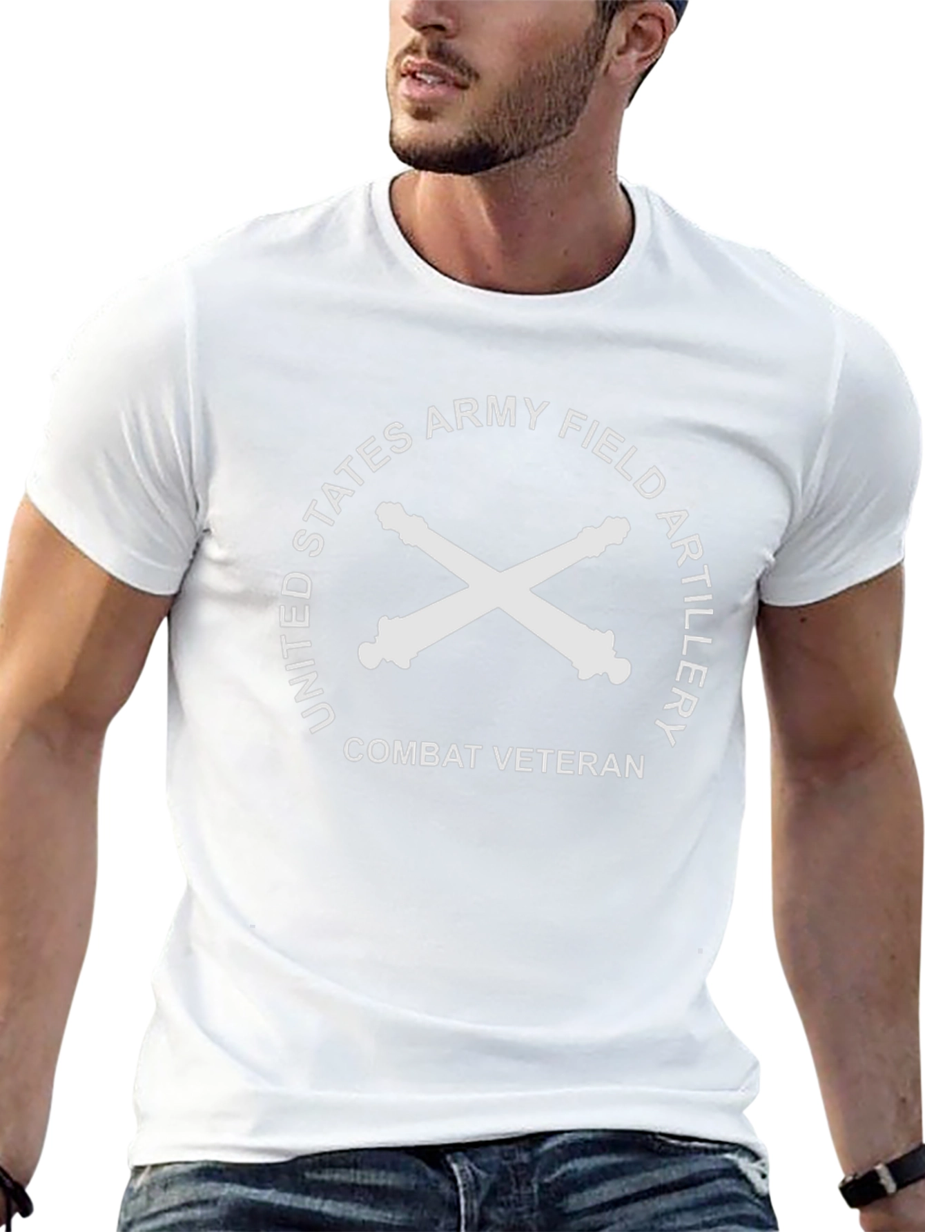 Army Field Artillery Combat Veteran T-Shirt