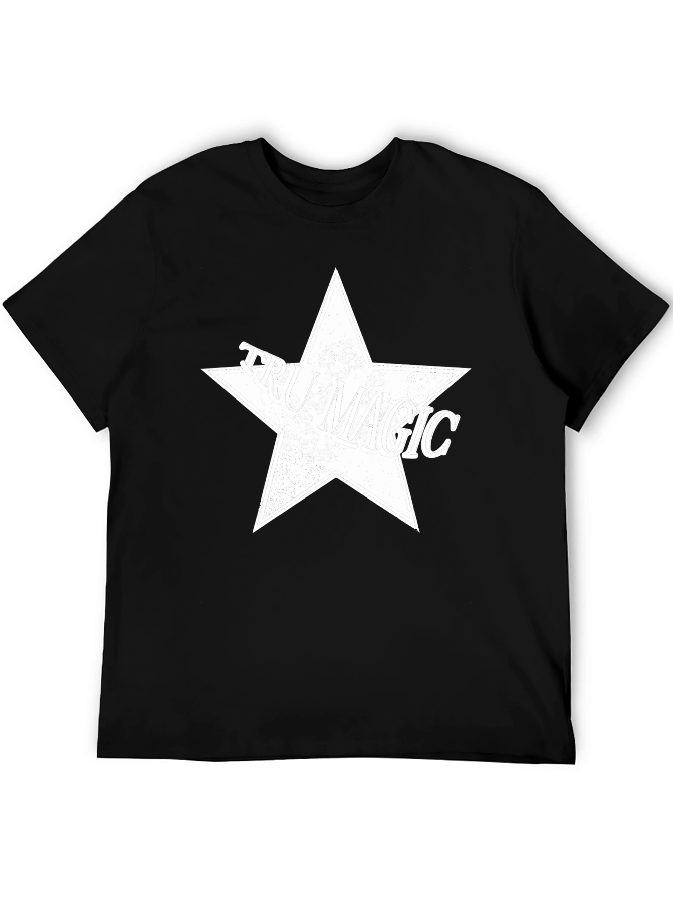 True Magic Star Graphic T-Shirt - Black