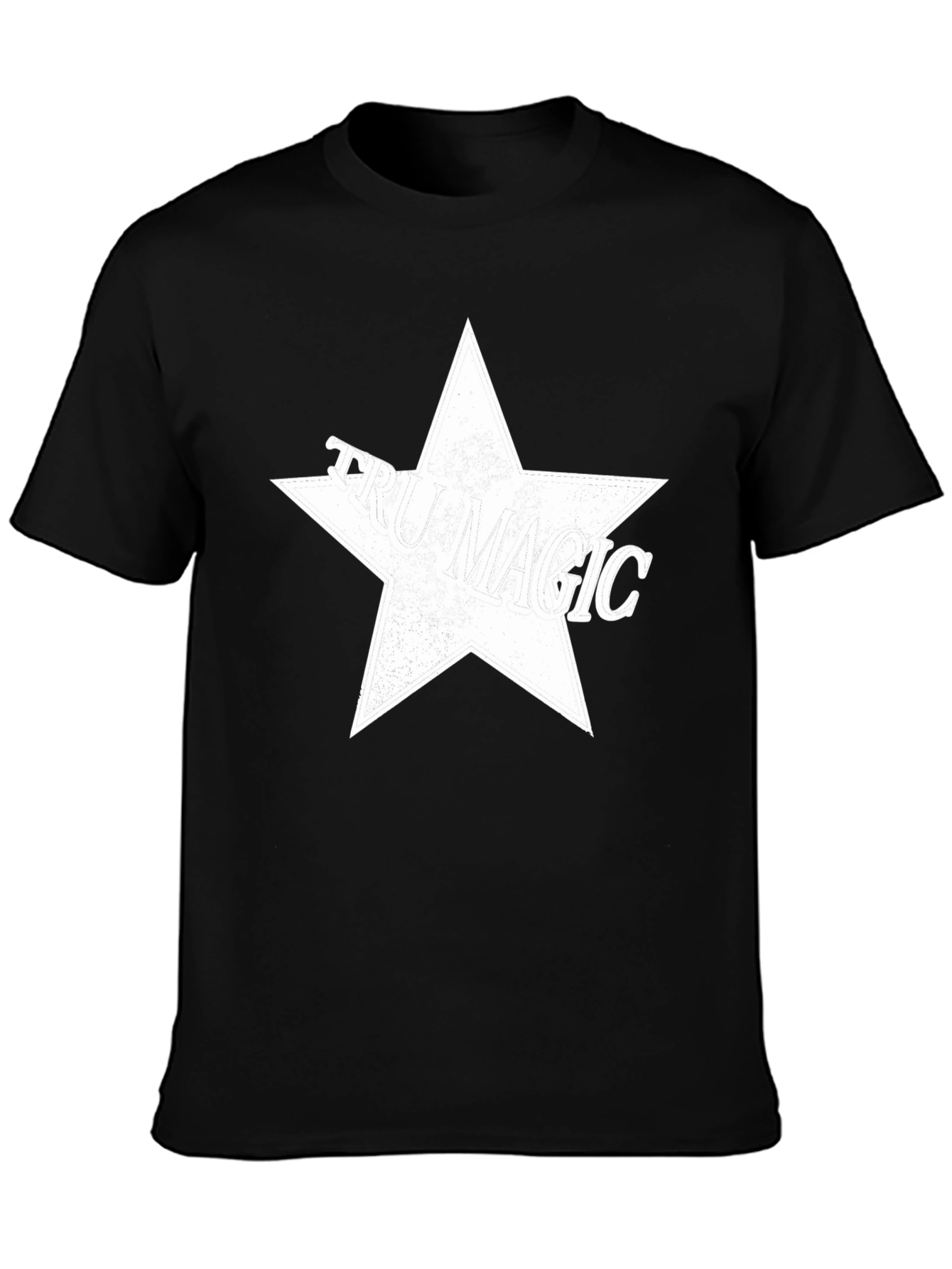 True Magic Star Graphic T-Shirt - Black
