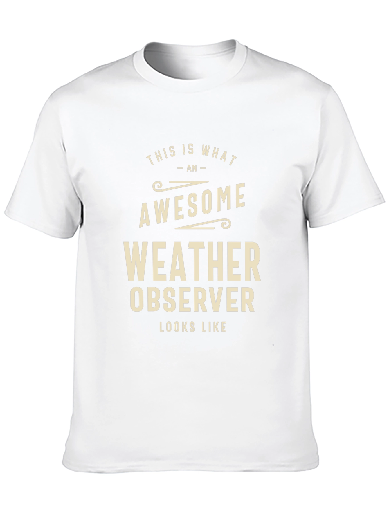 Awesome Weather Observer Graphic T-Shirt