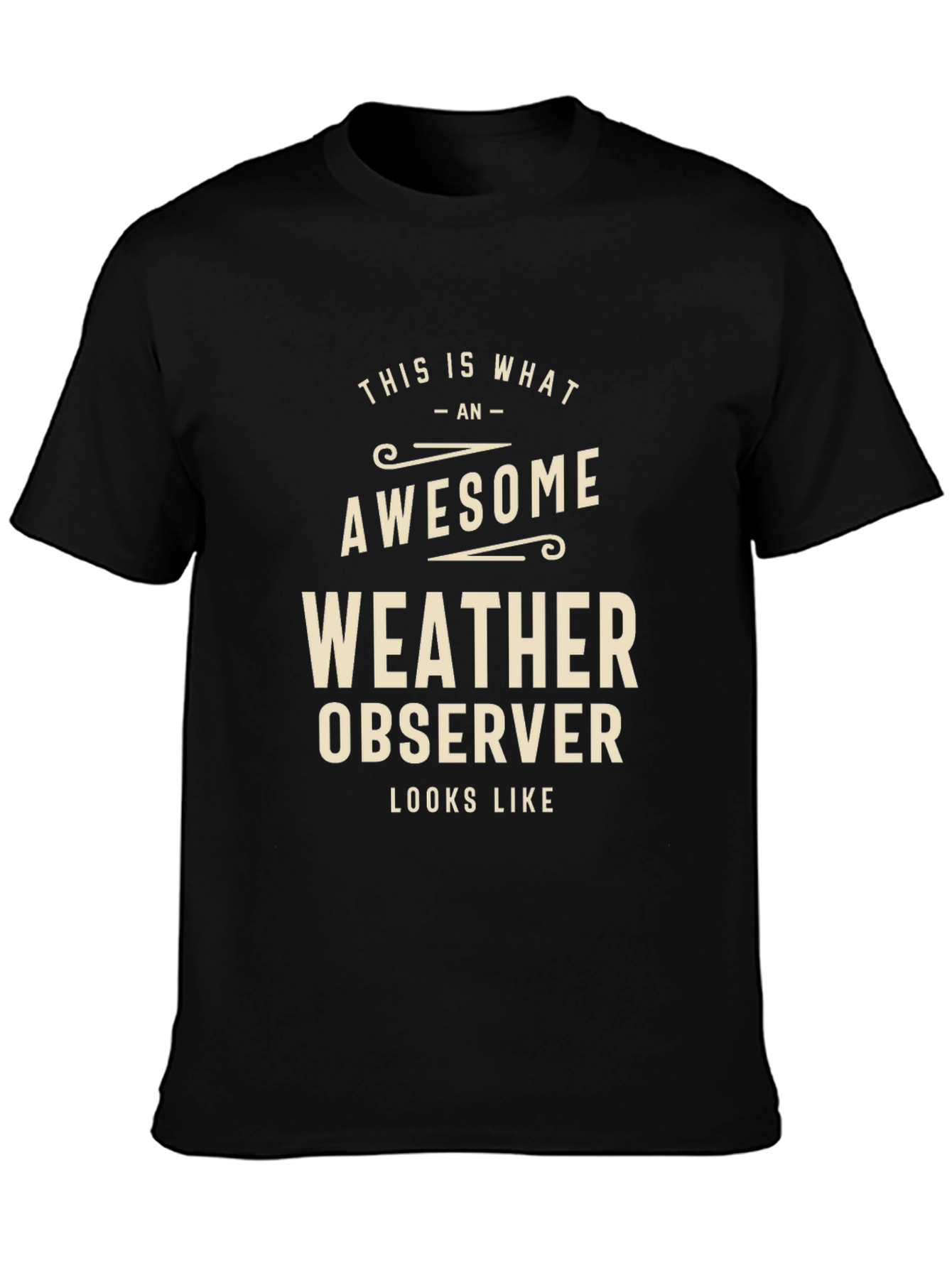 Awesome Weather Observer Graphic T-Shirt
