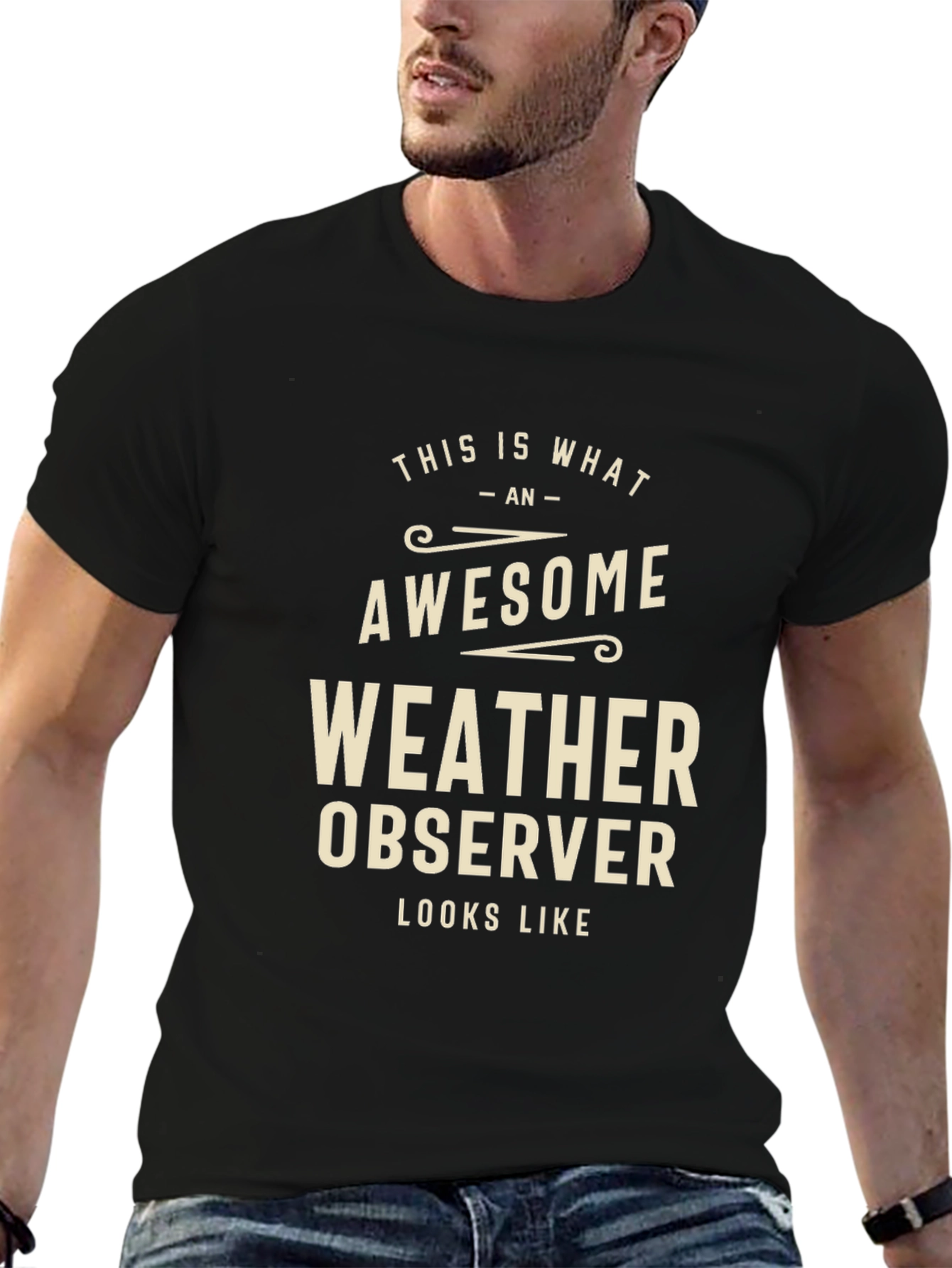 Awesome Weather Observer Graphic T-Shirt