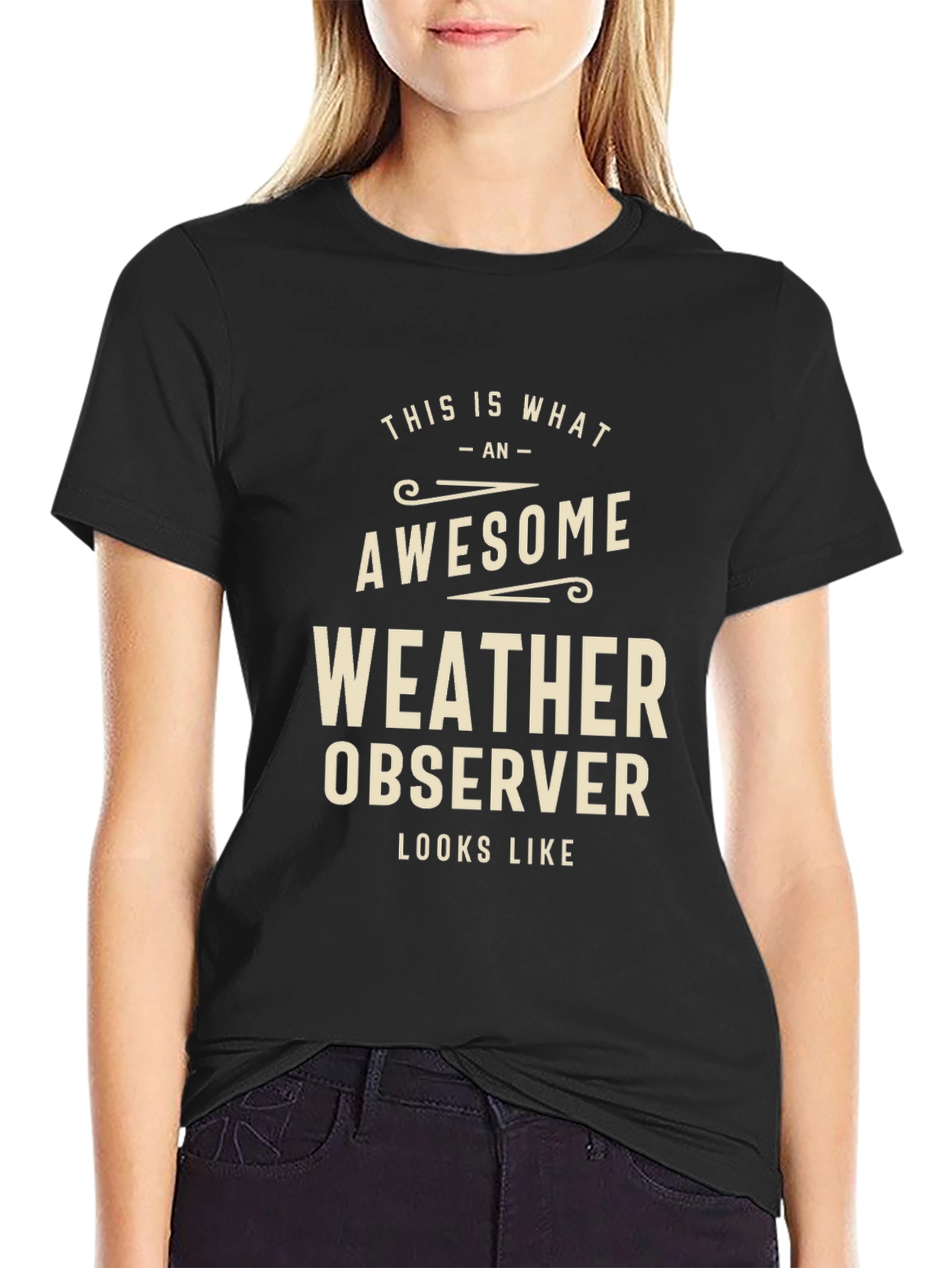 Awesome Weather Observer Graphic T-Shirt