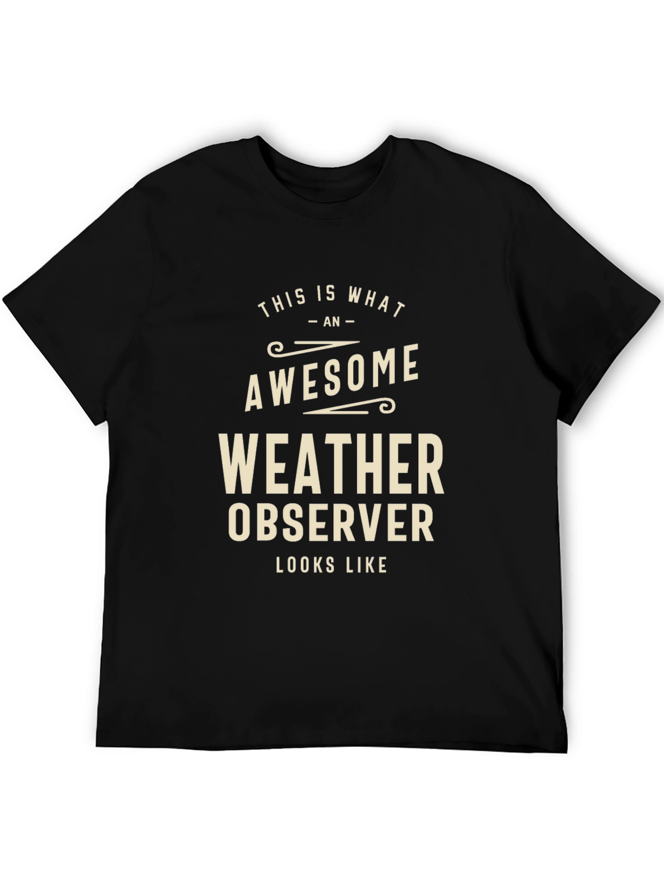 Awesome Weather Observer Graphic T-Shirt