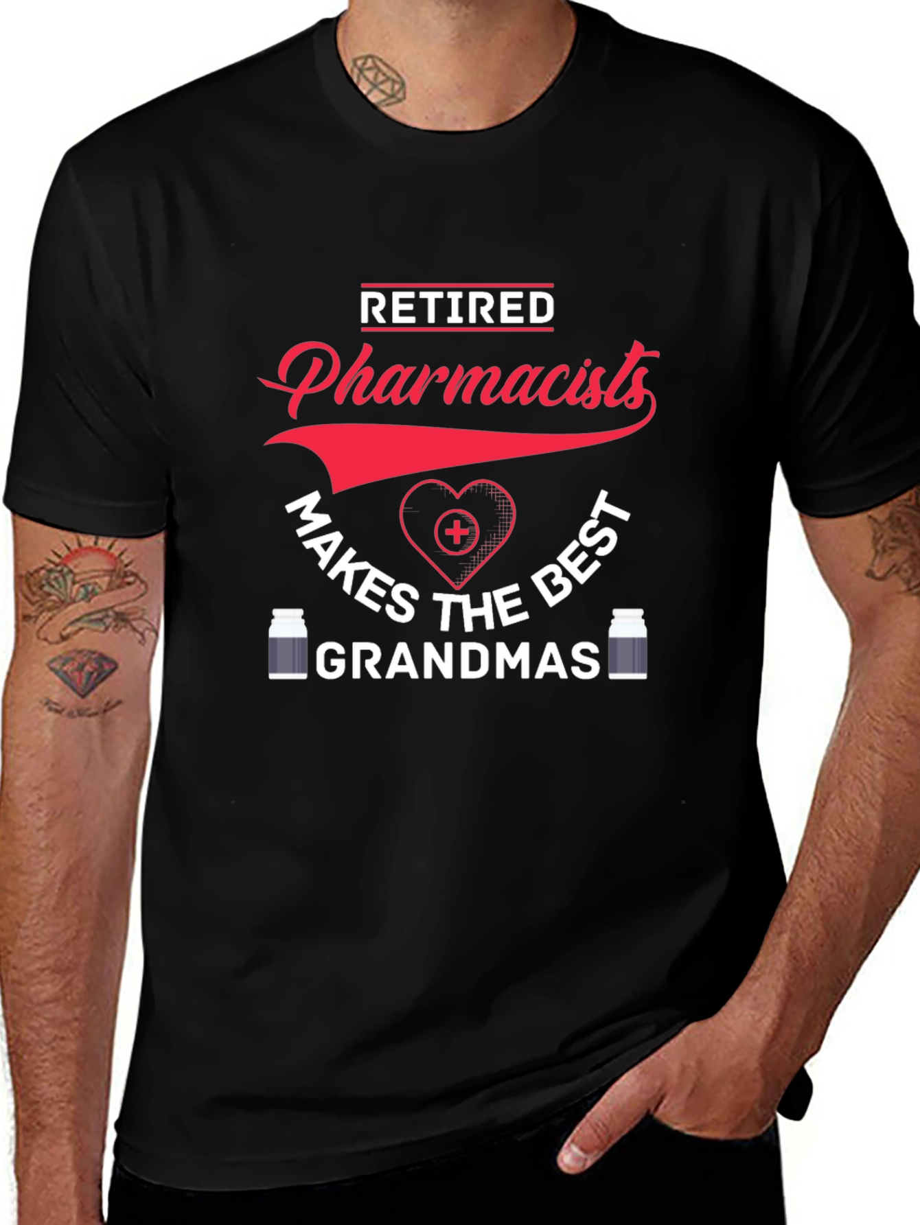 Retired Pharmacist Best Grandmas T-Shirt