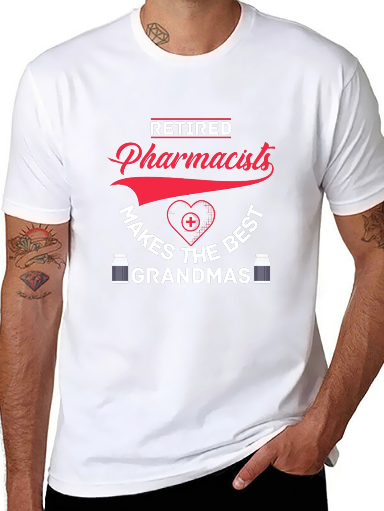 Retired Pharmacist Best Grandmas T-Shirt