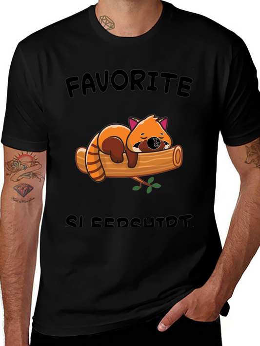 Cute Red Panda Sleeps T-Shirt