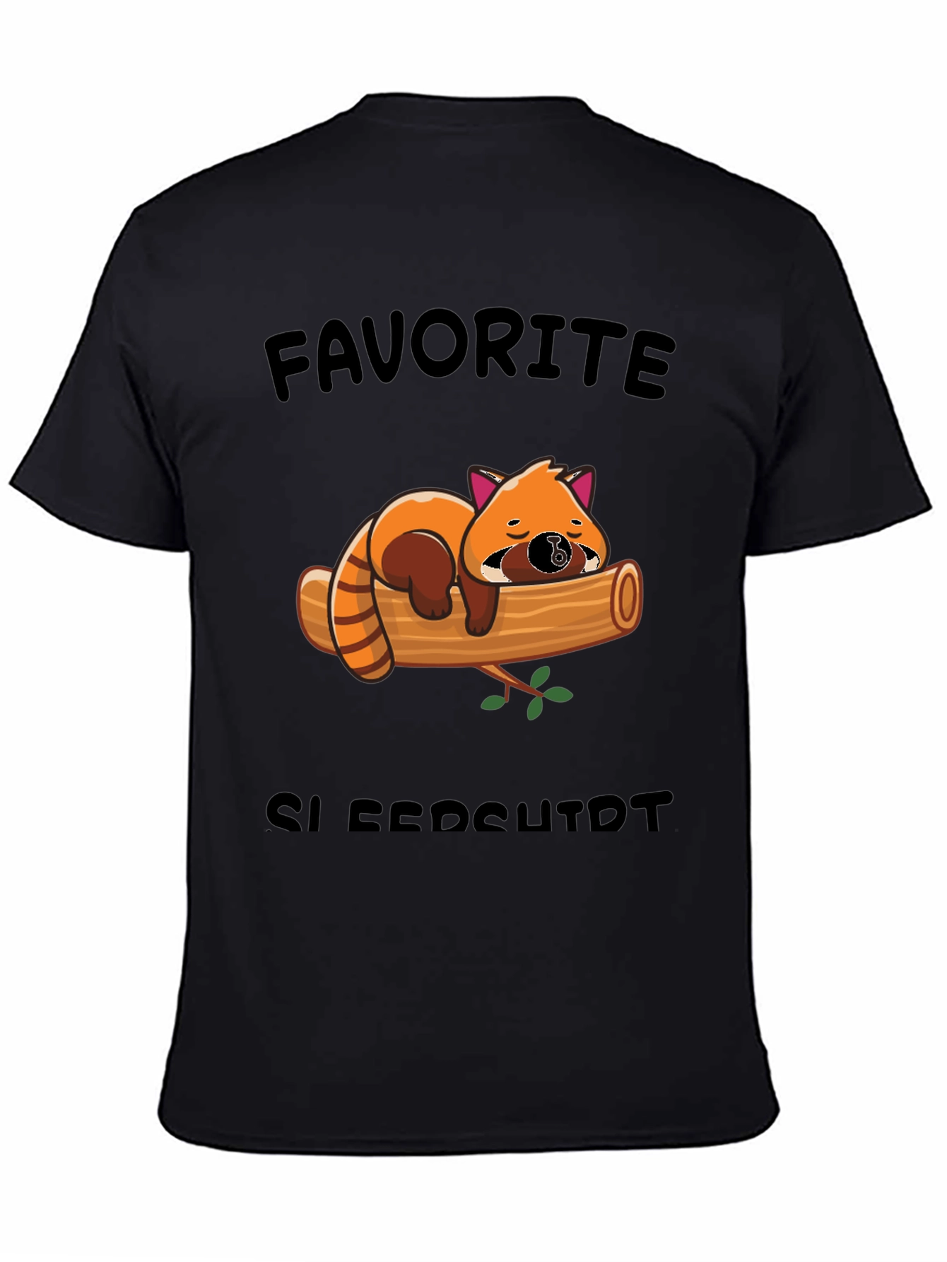 Cute Red Panda Sleeps T-Shirt