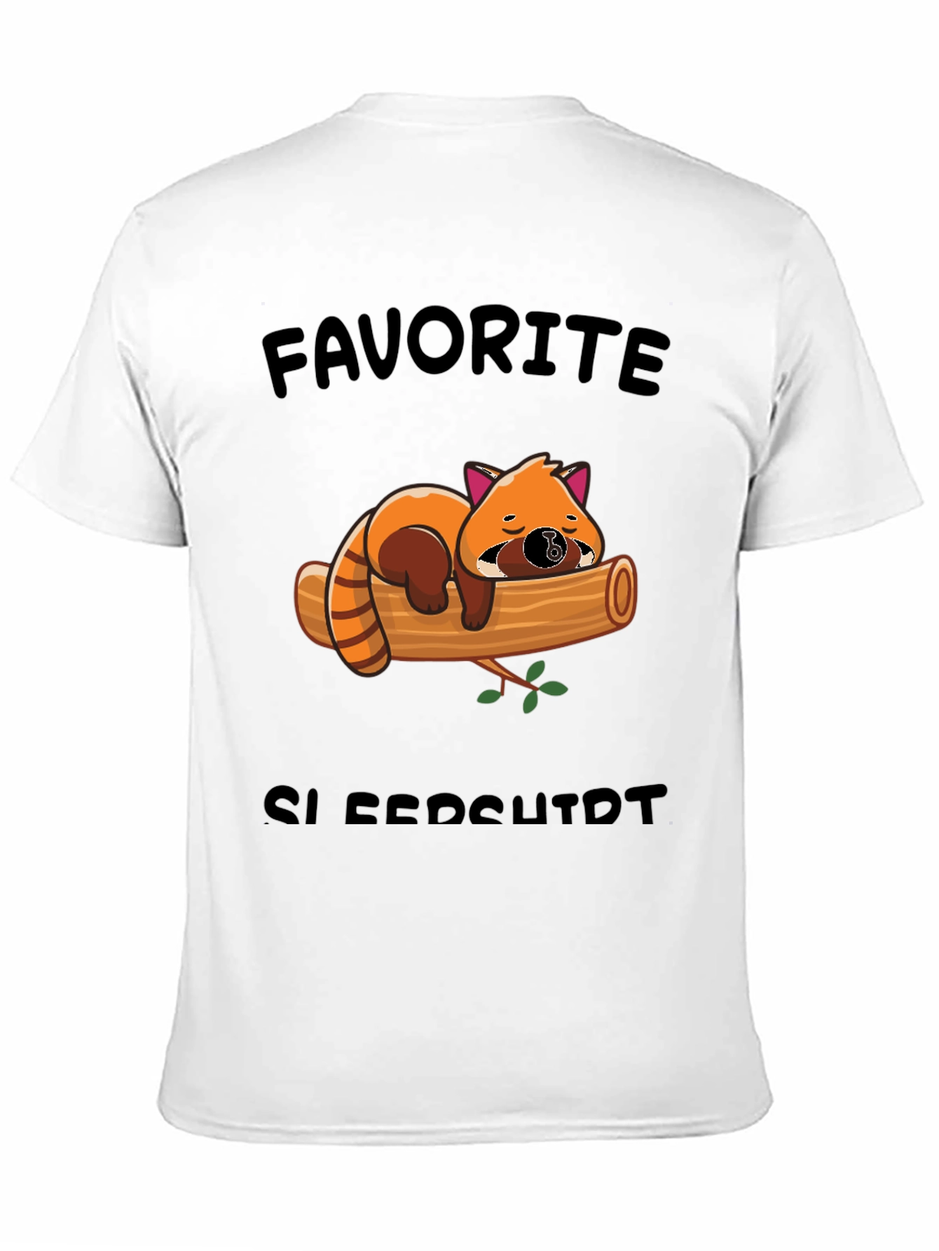 Cute Red Panda Sleeps T-Shirt
