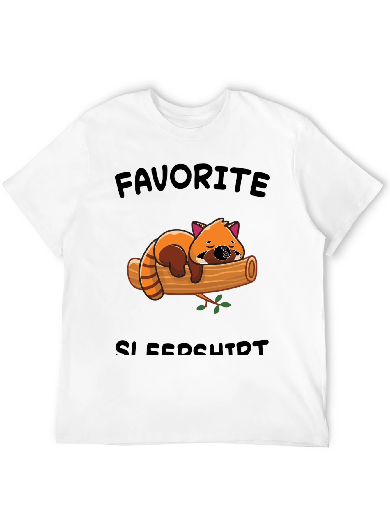 Cute Red Panda Sleeps T-Shirt