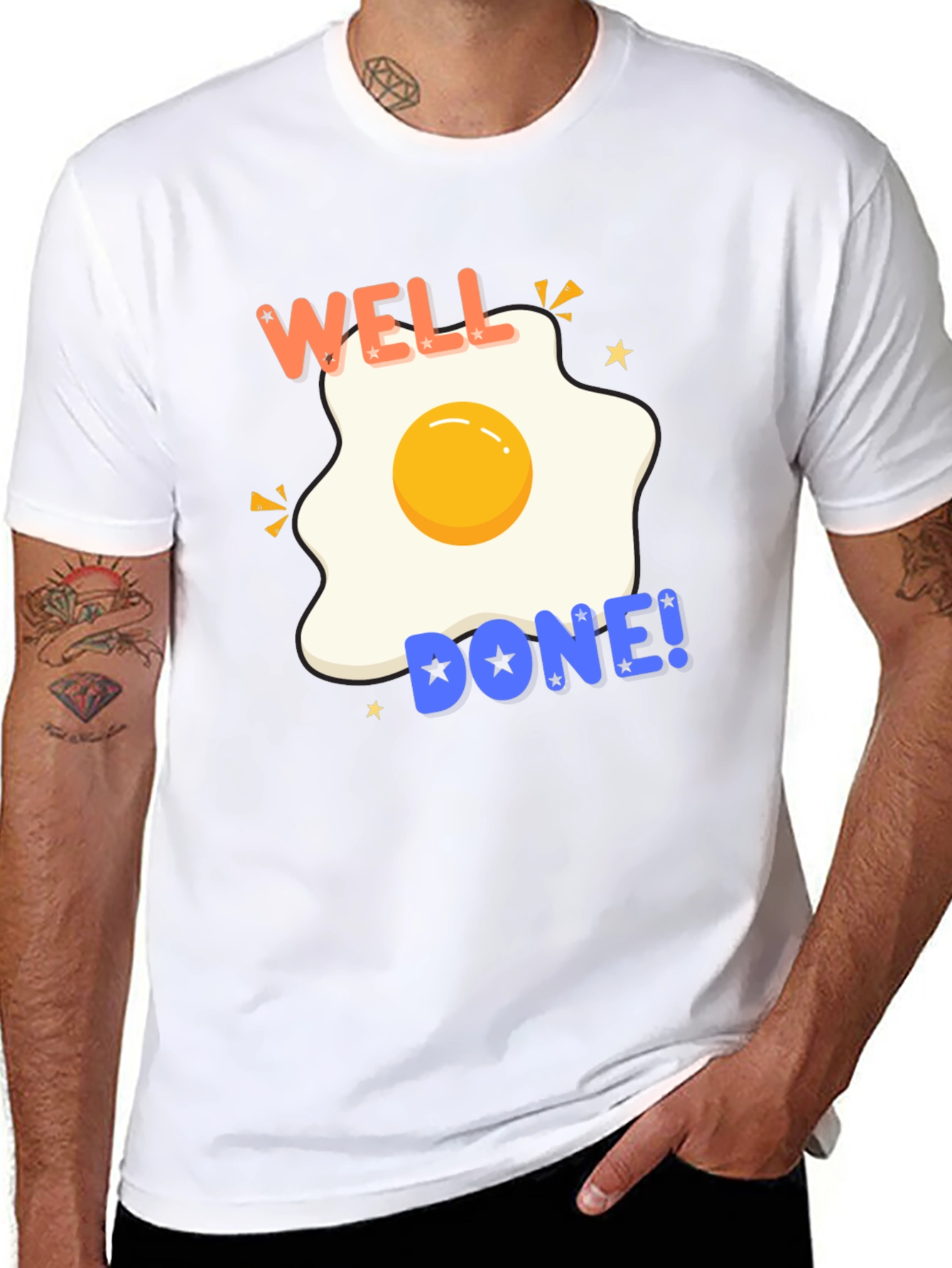 Well Done Egg Graphic T-Shirt