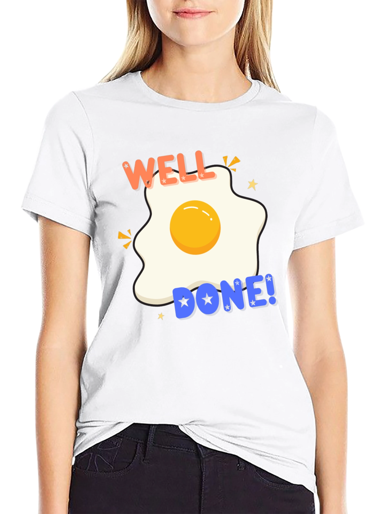 Well Done Egg Graphic T-Shirt