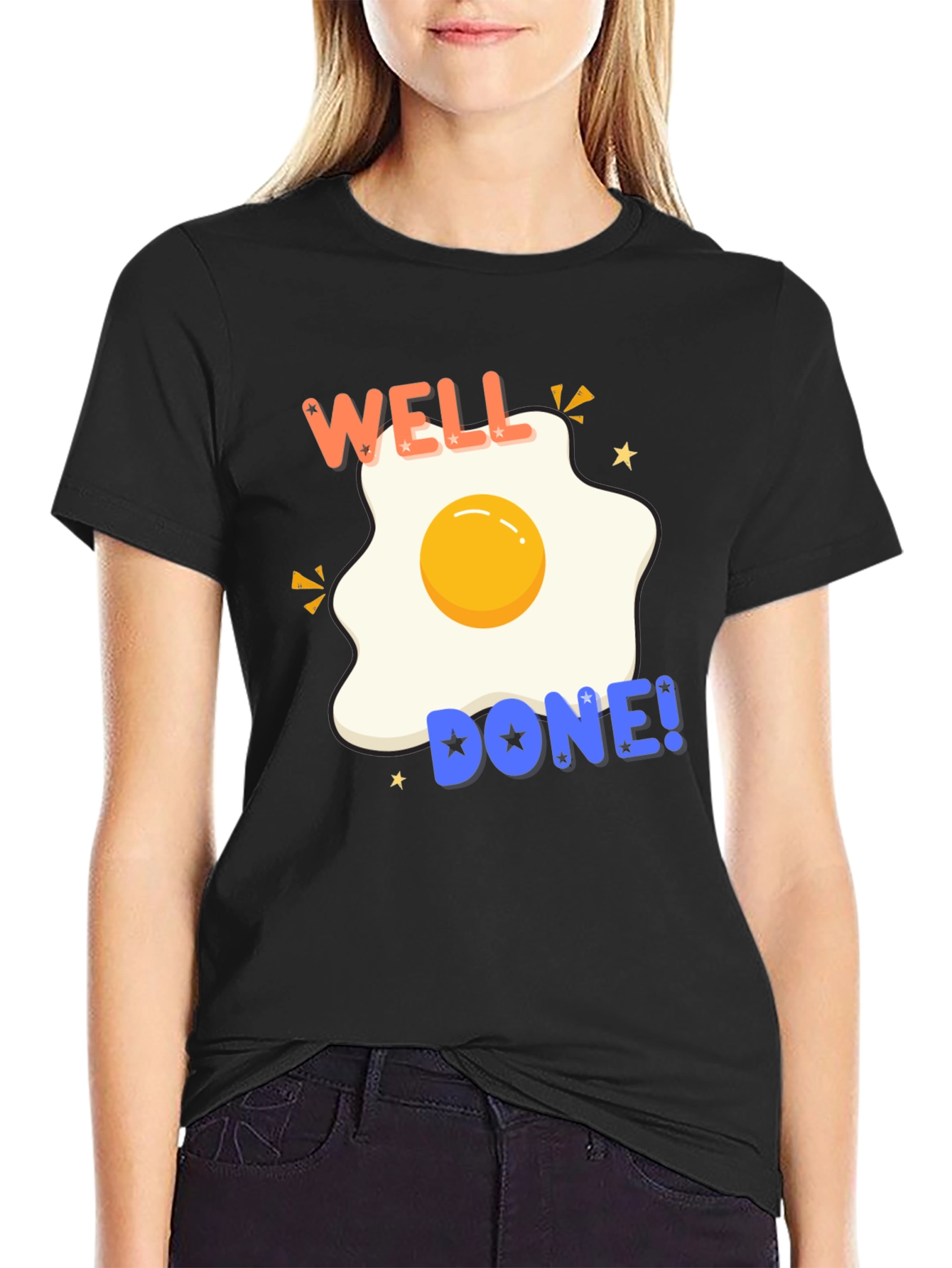 Well Done Egg Graphic T-Shirt
