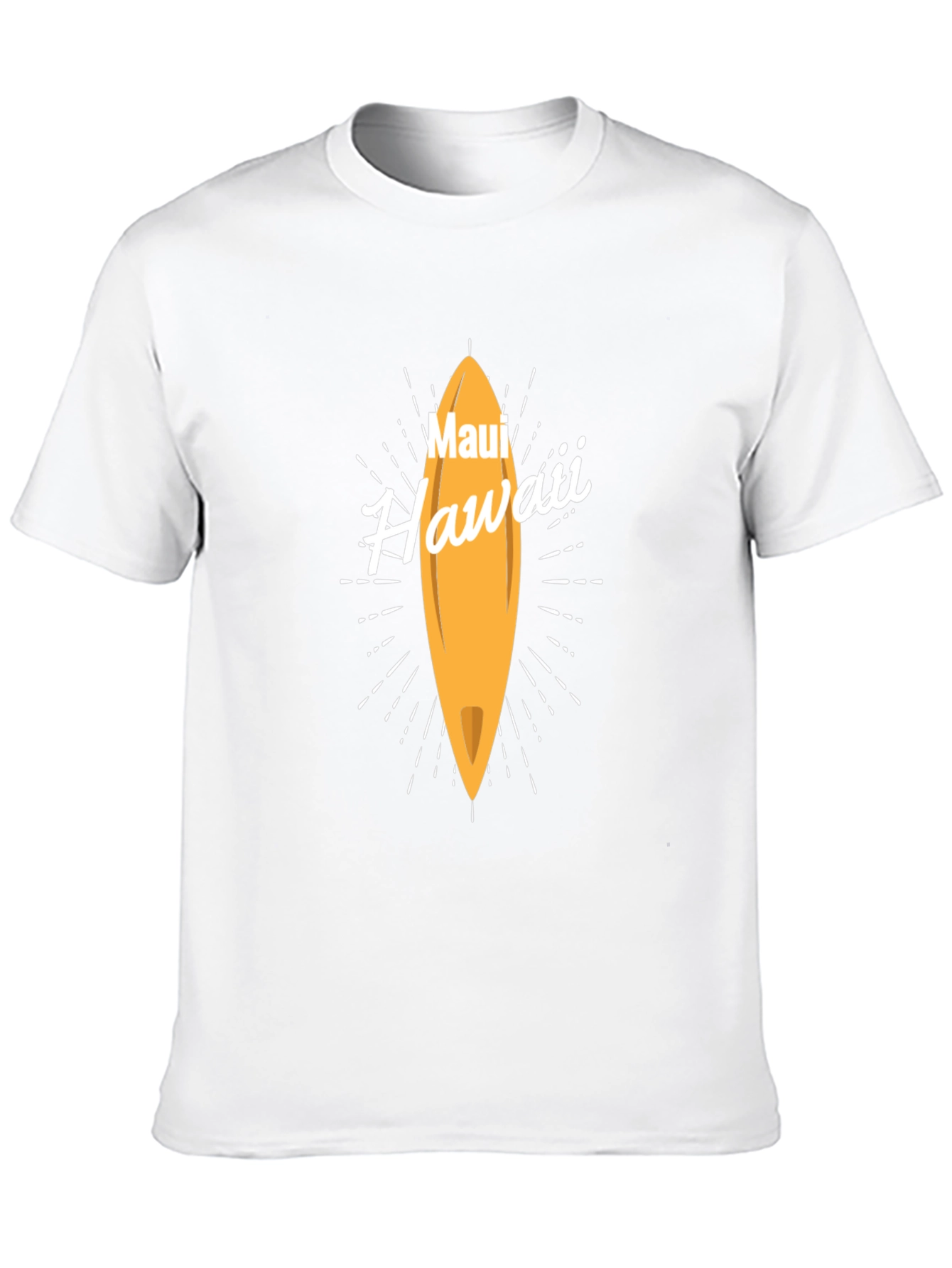 Maui Hawaii Surfboard T-Shirt | Casual Graphic Tee