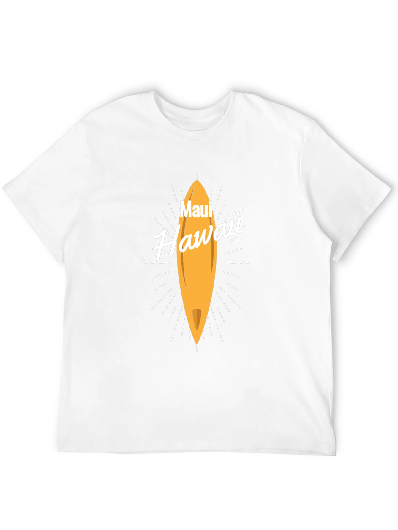 Maui Hawaii Surfboard T-Shirt | Casual Graphic Tee