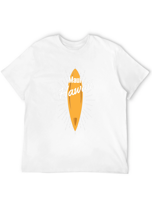 Maui Hawaii Surfboard T-Shirt | Casual Graphic Tee