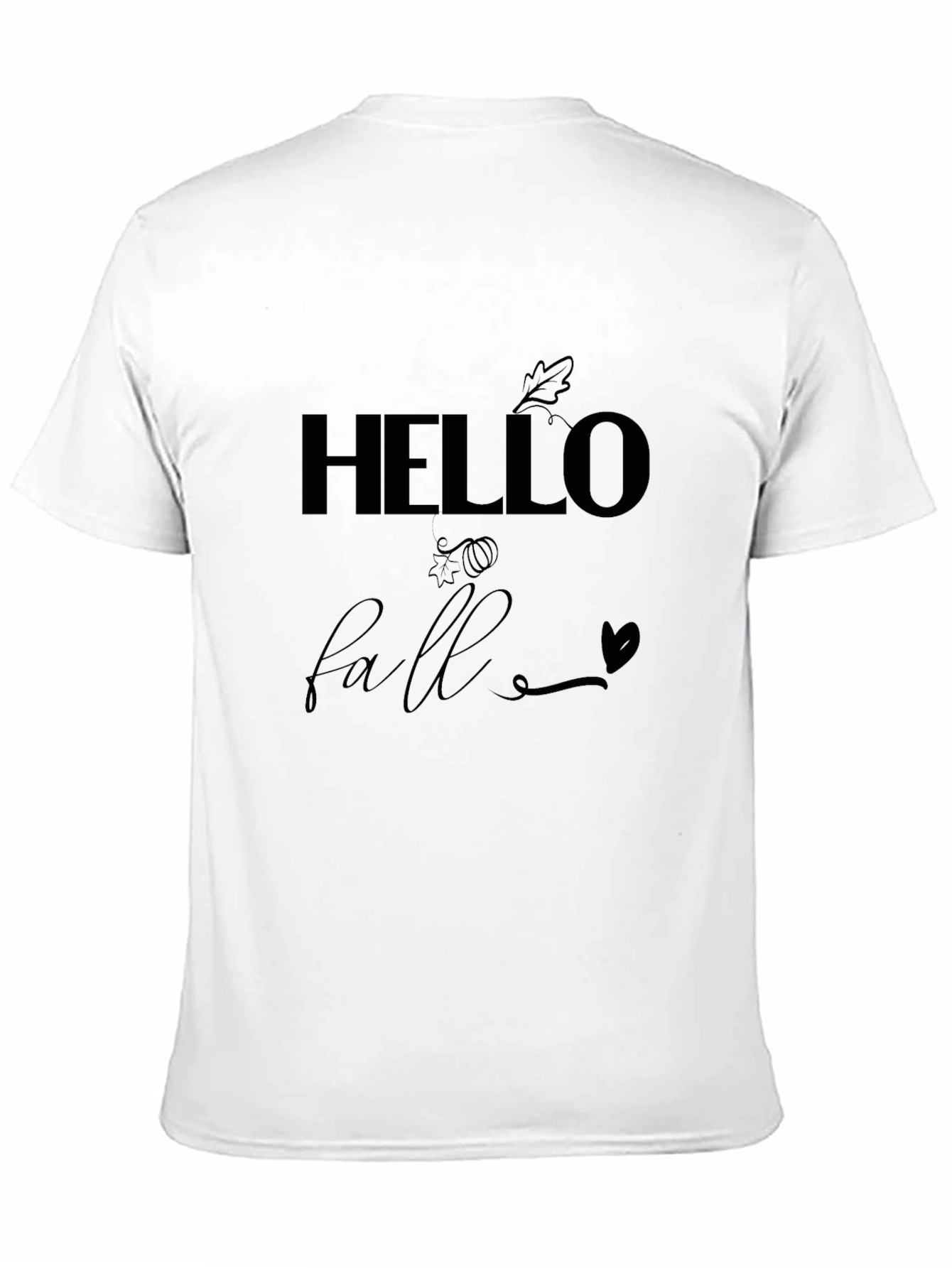 Hello Fall Graphic Tee - Stylish Autumn T-Shirt