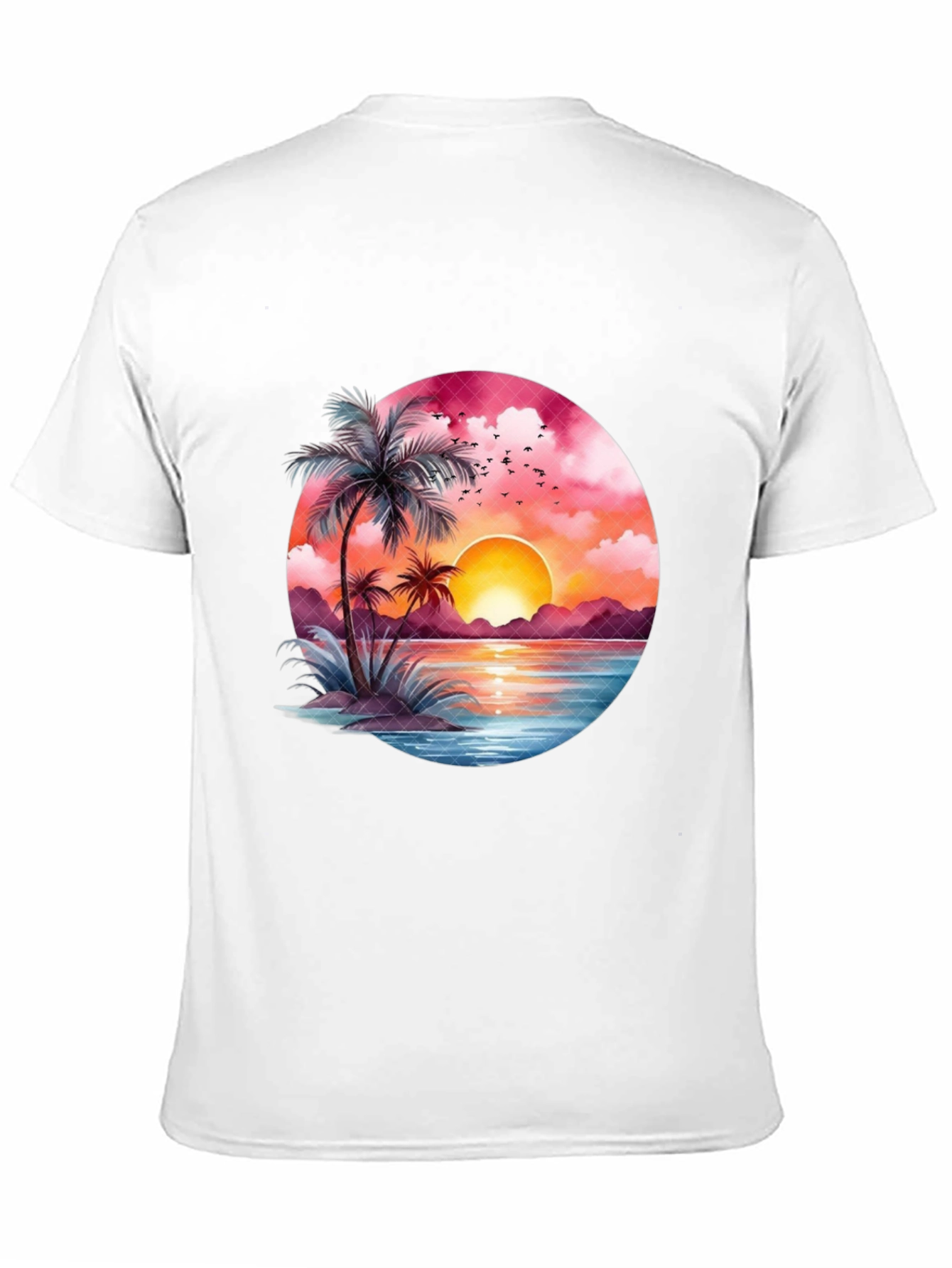 Sunset Beach Graphic Tee - Tropical Vibe