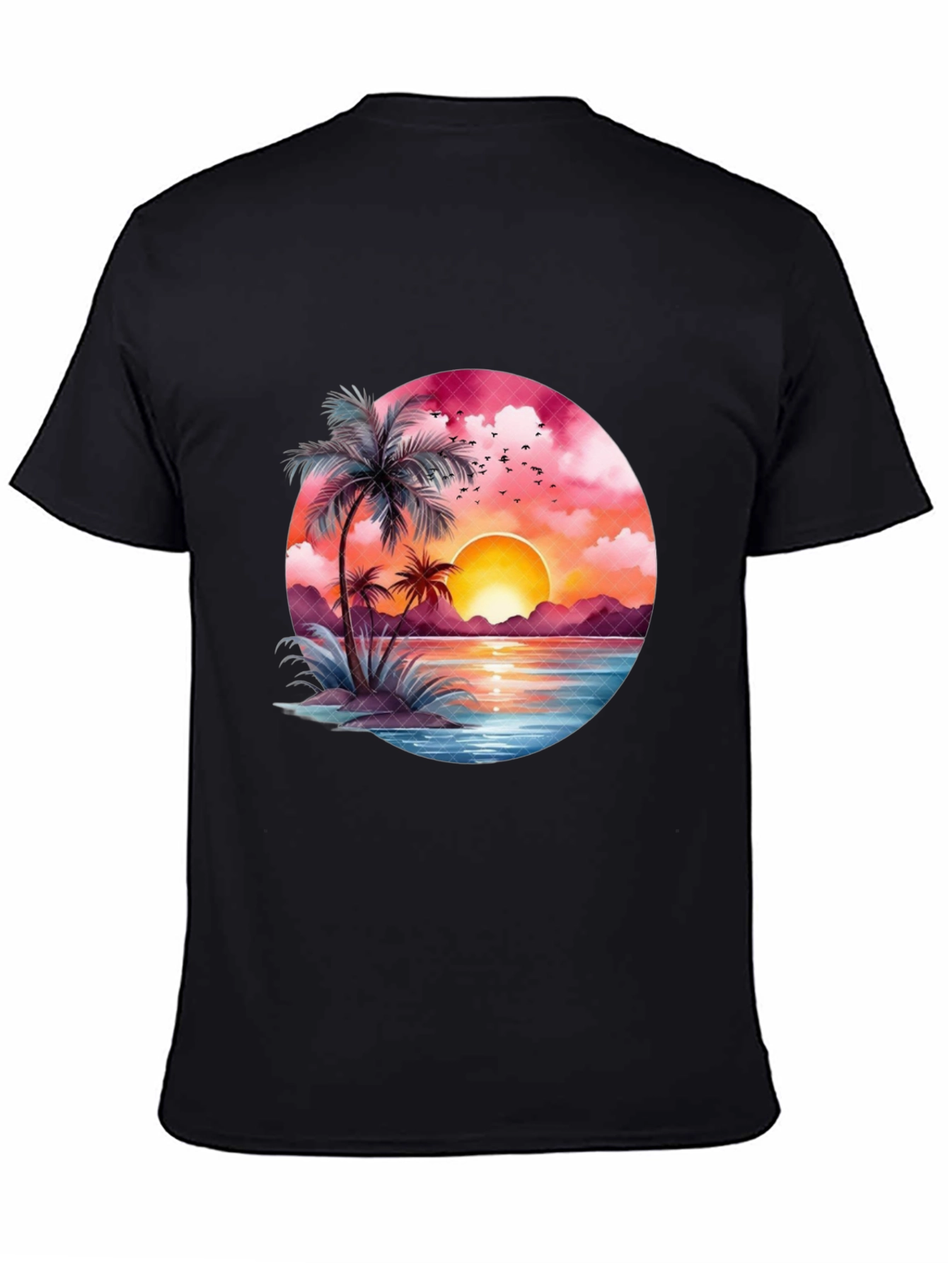 Sunset Beach Graphic Tee - Tropical Vibe