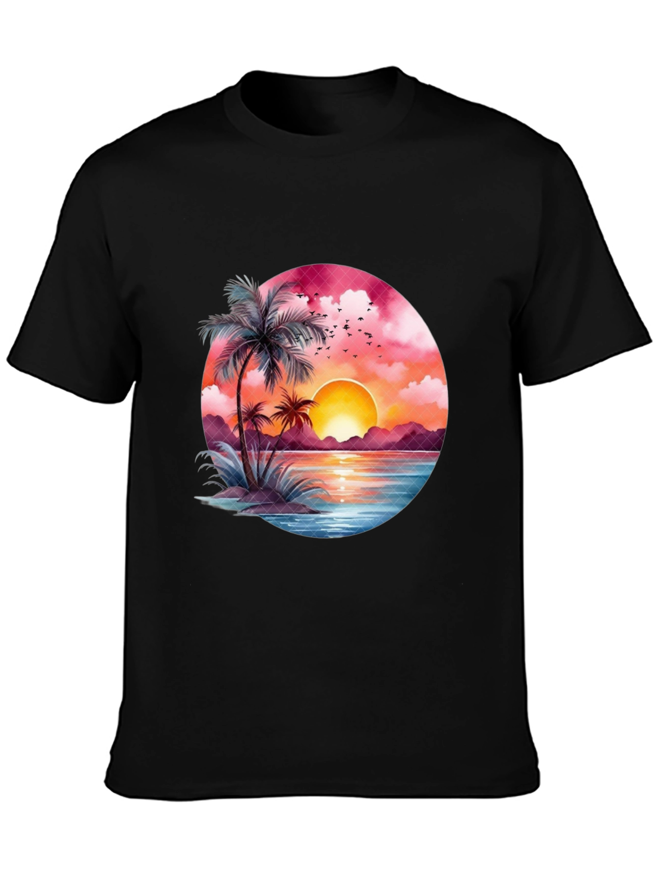 Sunset Beach Graphic Tee - Tropical Vibe