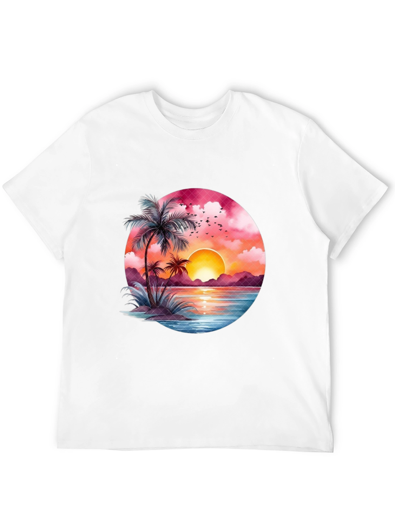 Sunset Beach Graphic Tee - Tropical Vibe