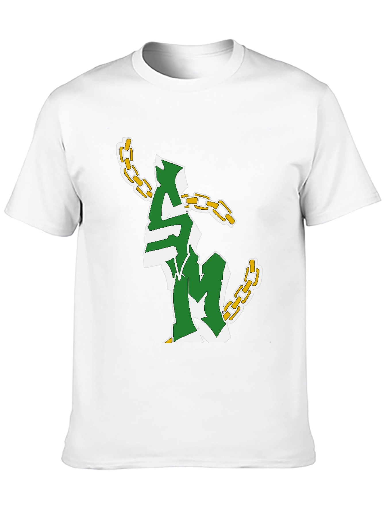 Stylish Black Tee with Graphic Design