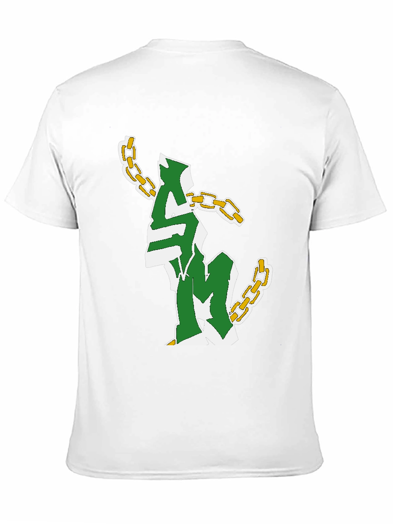 Stylish Black Tee with Graphic Design