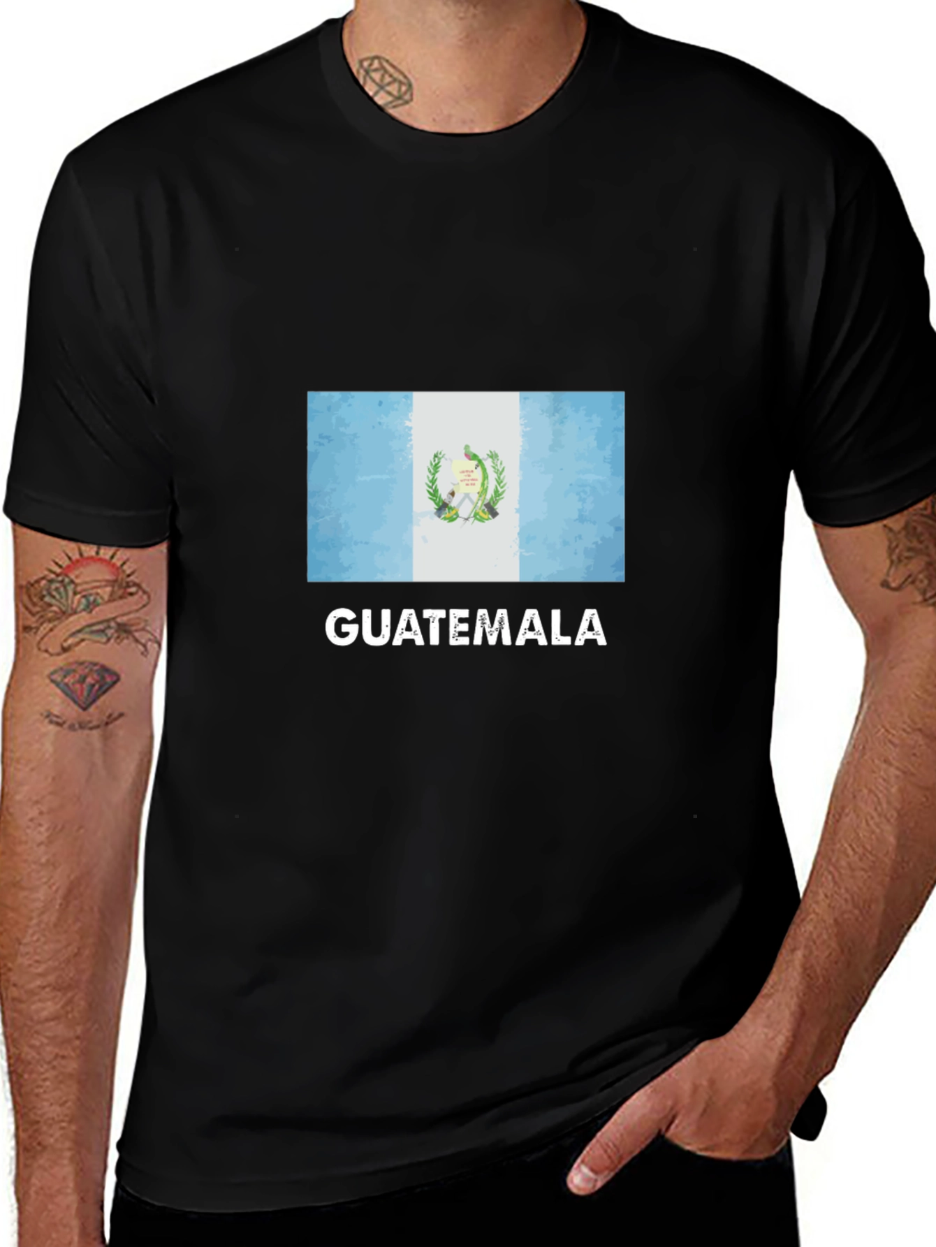 Guatemala Flag Graphic T-Shirt